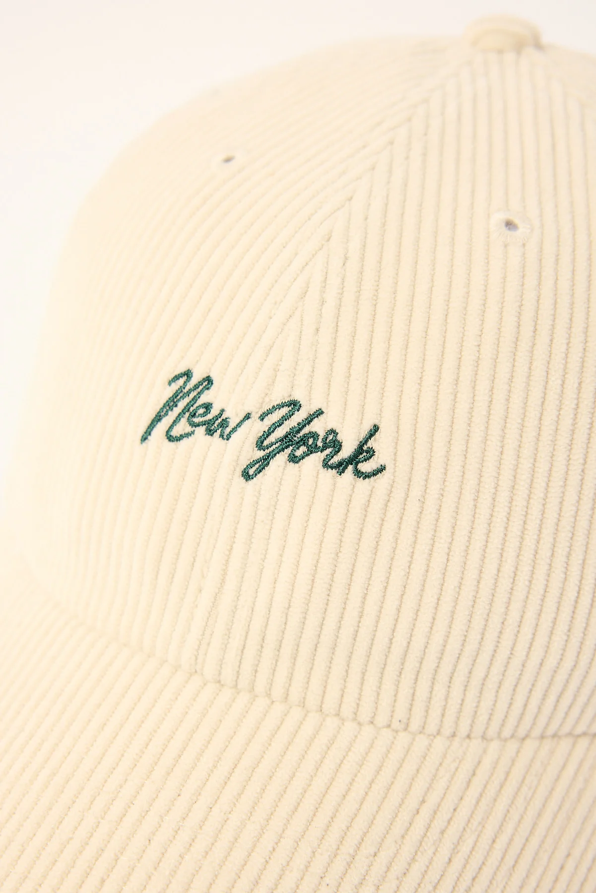 47 Brand State of New York Cord Base Runner 47 Clean Up Cap Natural/Dark Green - Image 4