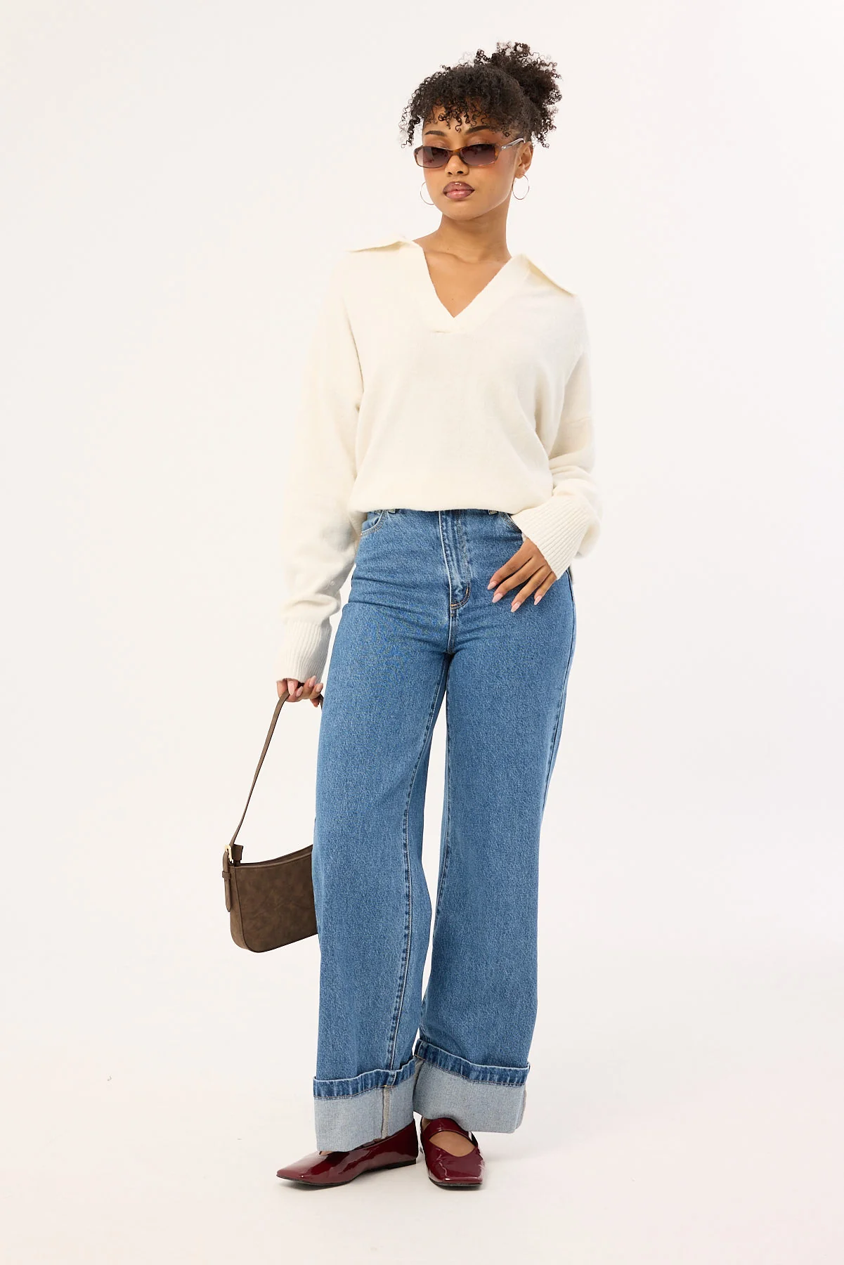 Abrand 94 High And Wide Cuffed Jean Eva Organic - Image 2