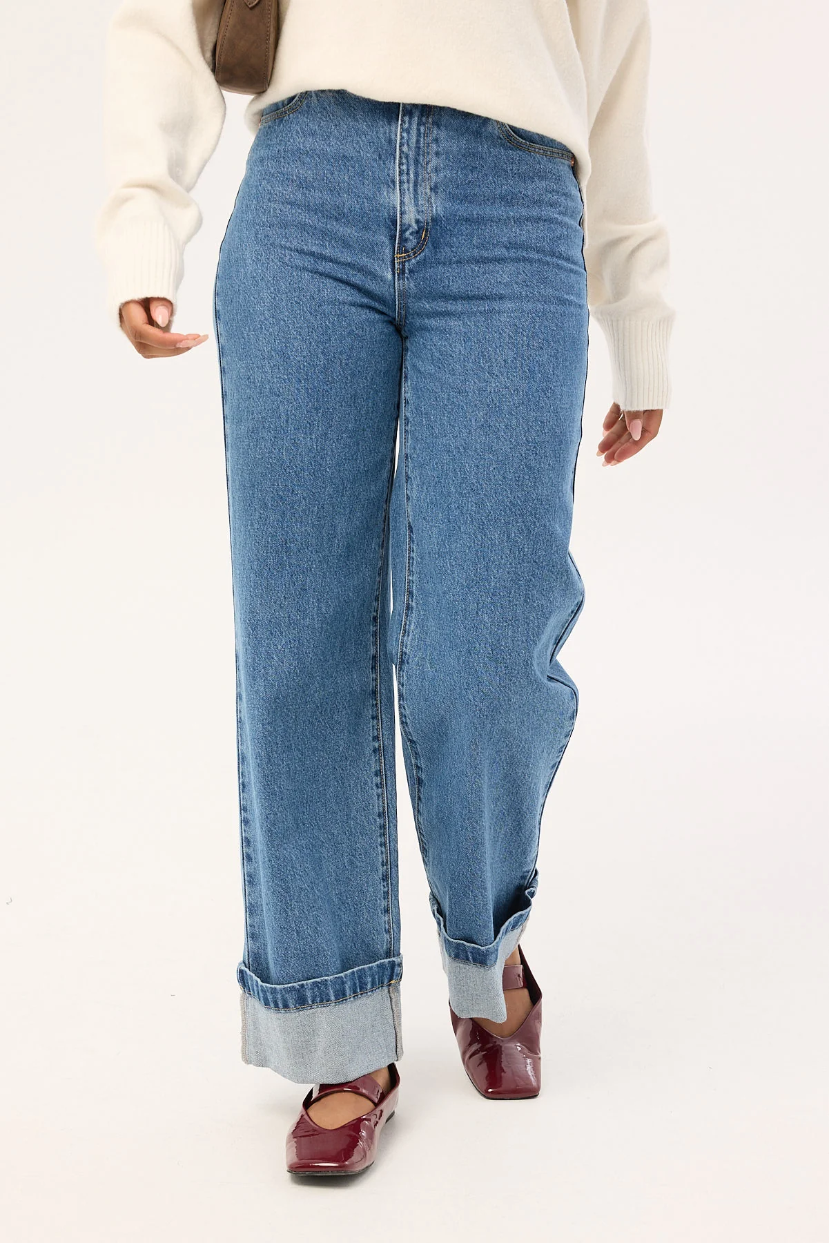 Abrand 94 High And Wide Cuffed Jean Eva Organic - Image 3