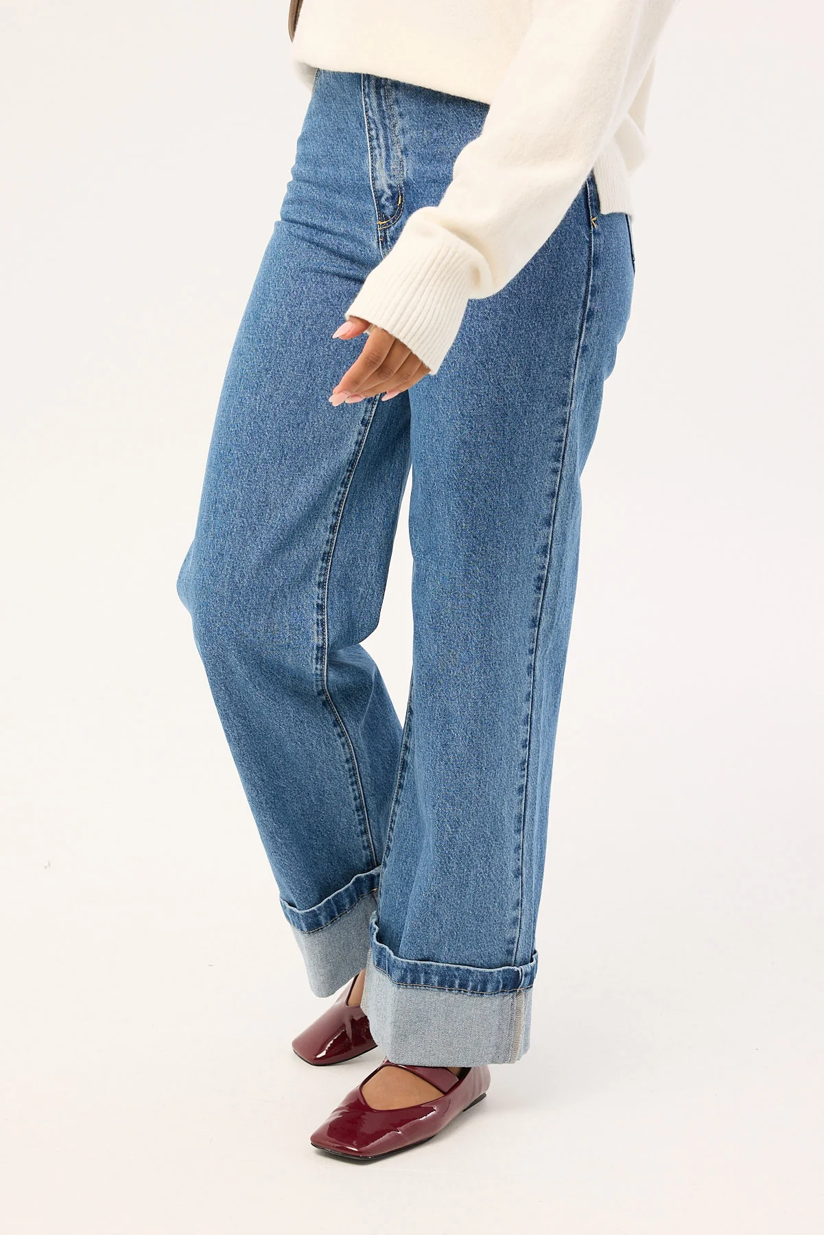 Abrand 94 High And Wide Cuffed Jean Eva Organic - Image 5
