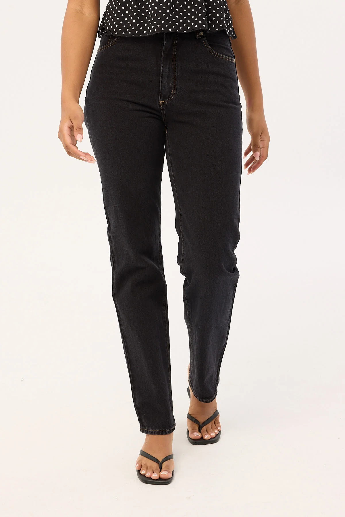 Abrand 94 High Waisted Straight Jean Cara Organic - Image 2