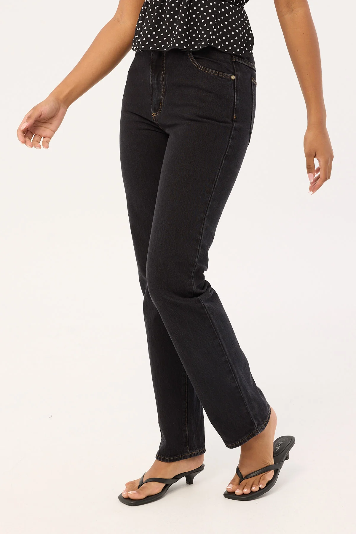 Abrand 94 High Waisted Straight Jean Cara Organic - Image 4