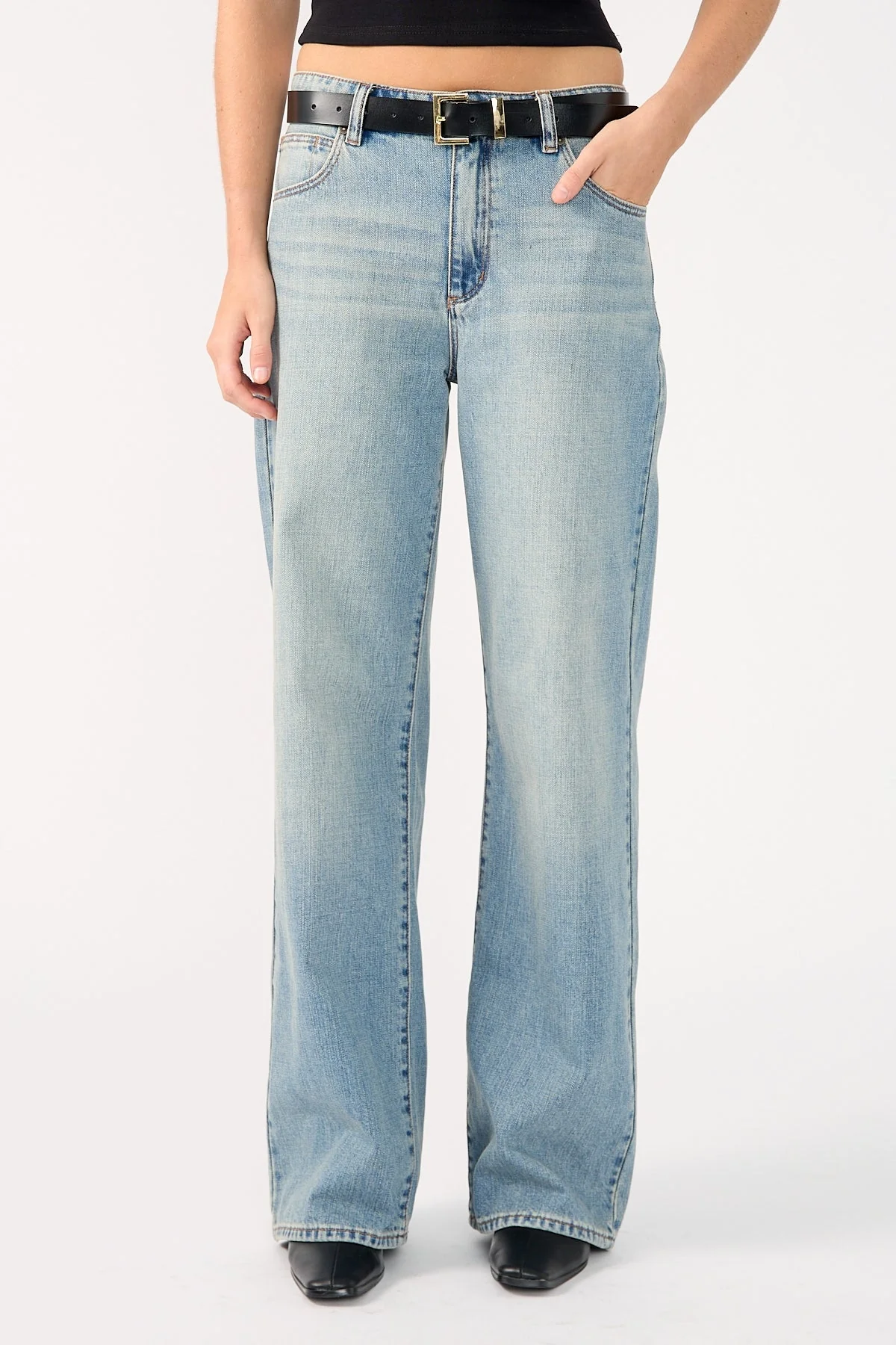 Abrand 95 Baggy Gisele Mid Blue Denim - Image 3