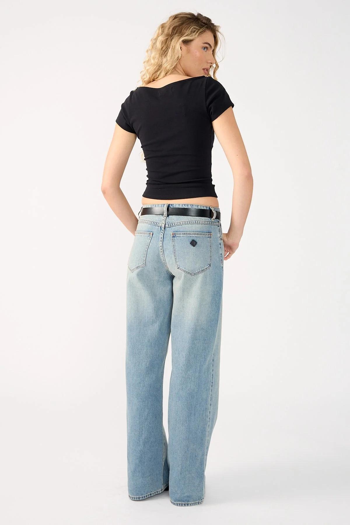 Abrand 95 Baggy Gisele Mid Blue Denim - Image 5