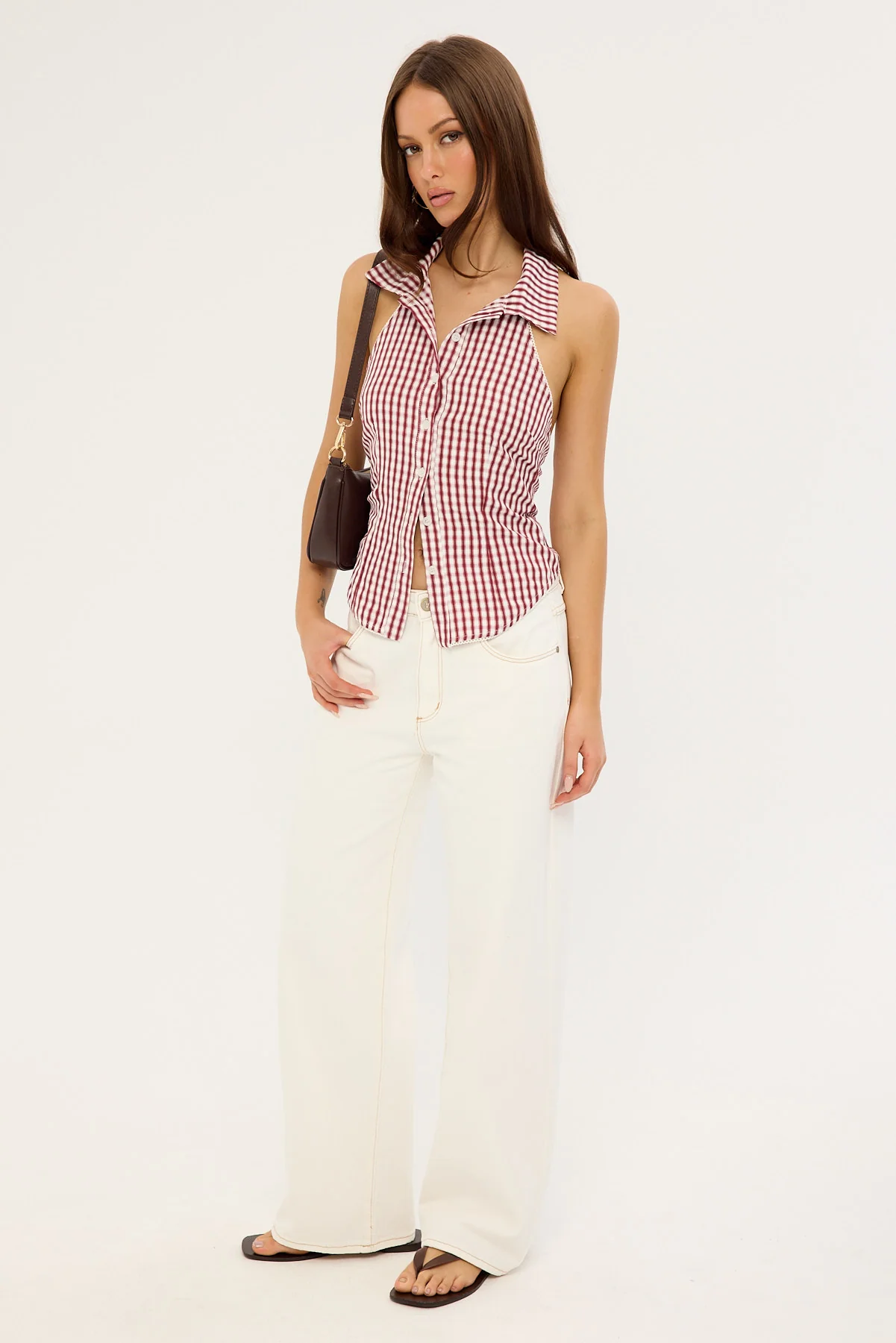 Abrand 95 Mid Baggy Petite White - Image 4