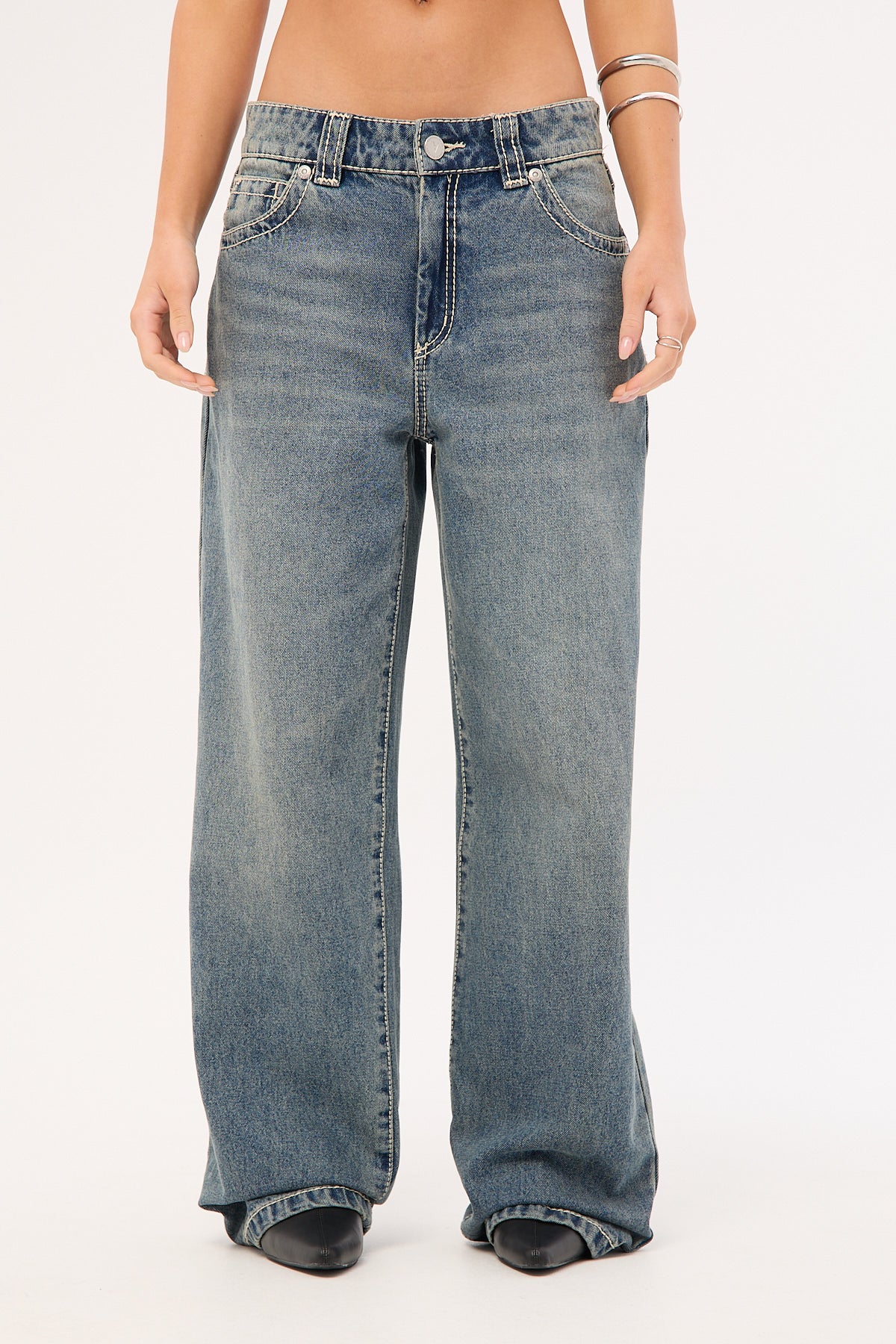 Abrand 95 Mid Rise Baggy Jean Amber - Image 10