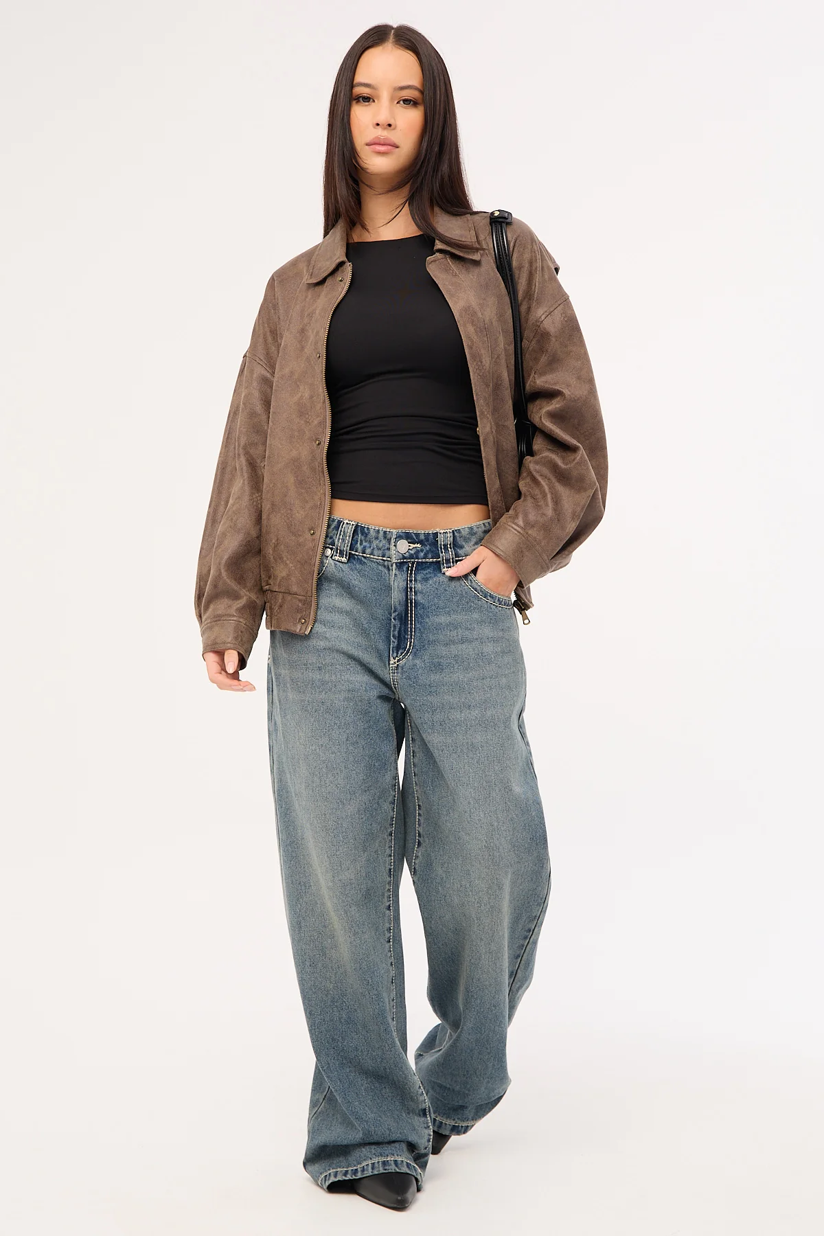 Abrand 95 Mid Rise Baggy Jean Amber - Image 2
