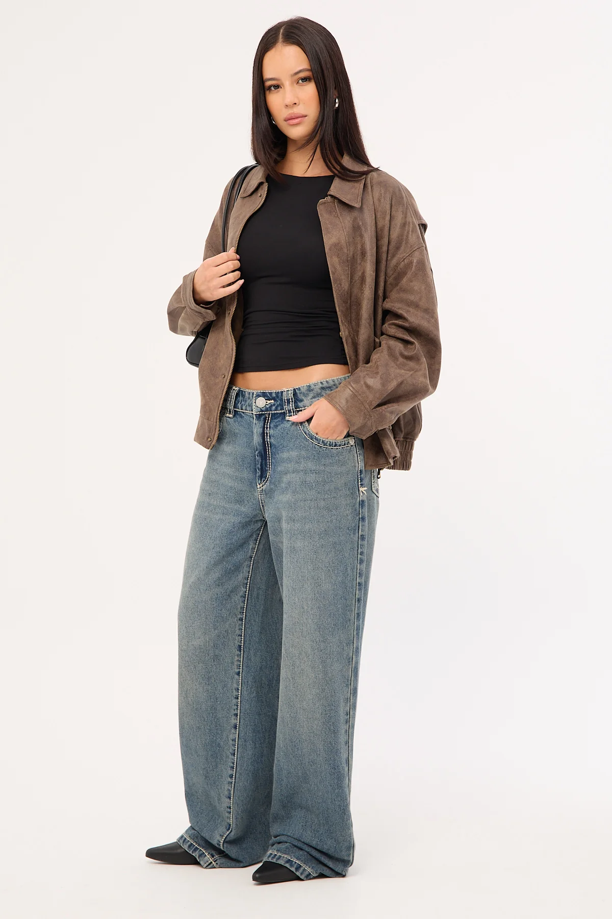 Abrand 95 Mid Rise Baggy Jean Amber - Image 6