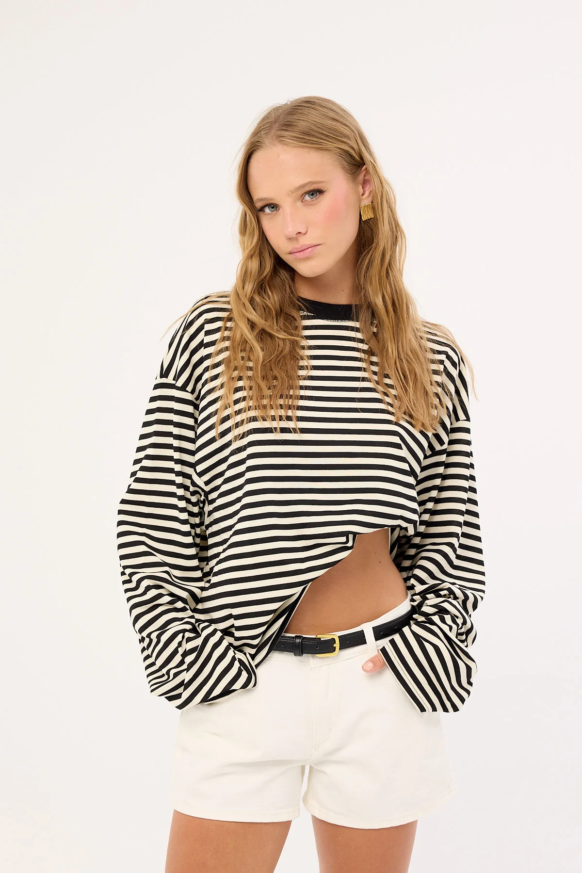 Abrand 95 Relaxed Denim Short White - Image 2