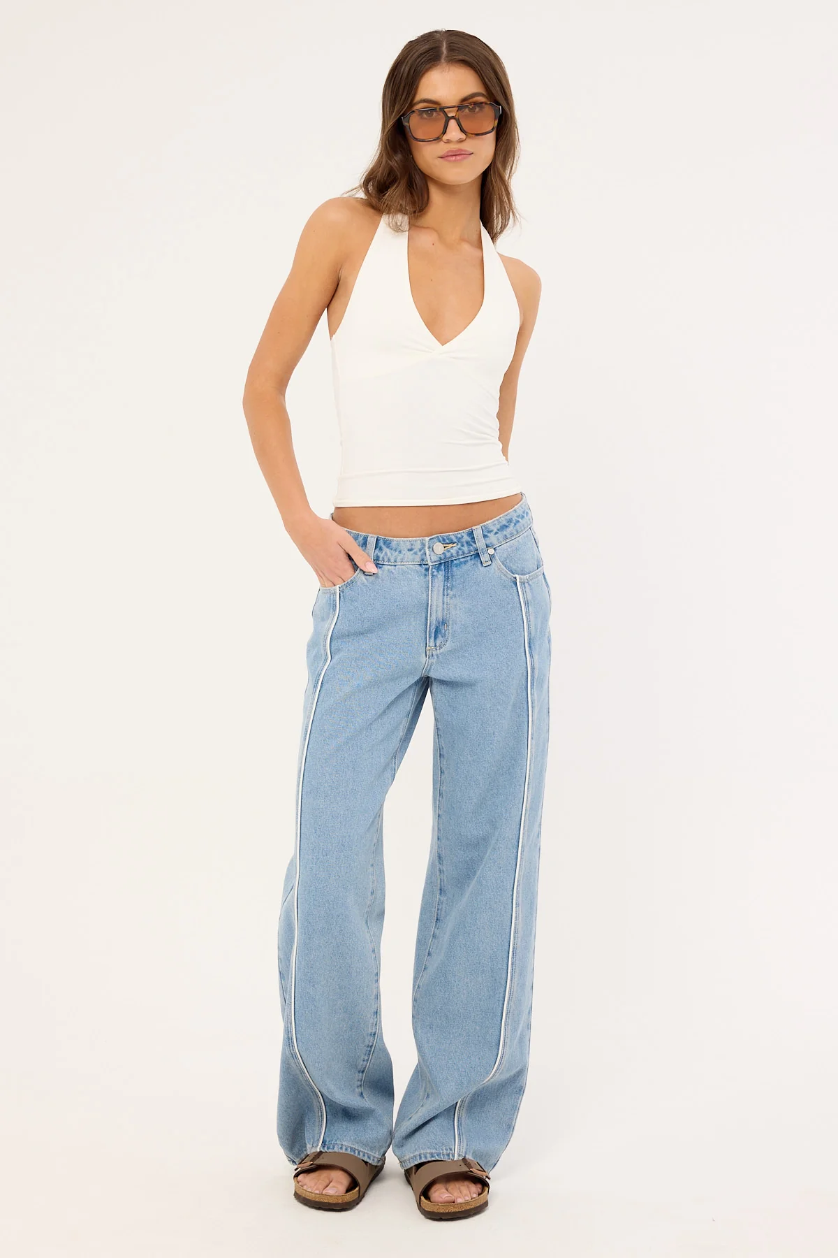 Abrand 99 Low Baggy Piping Jean Paris - Image 2