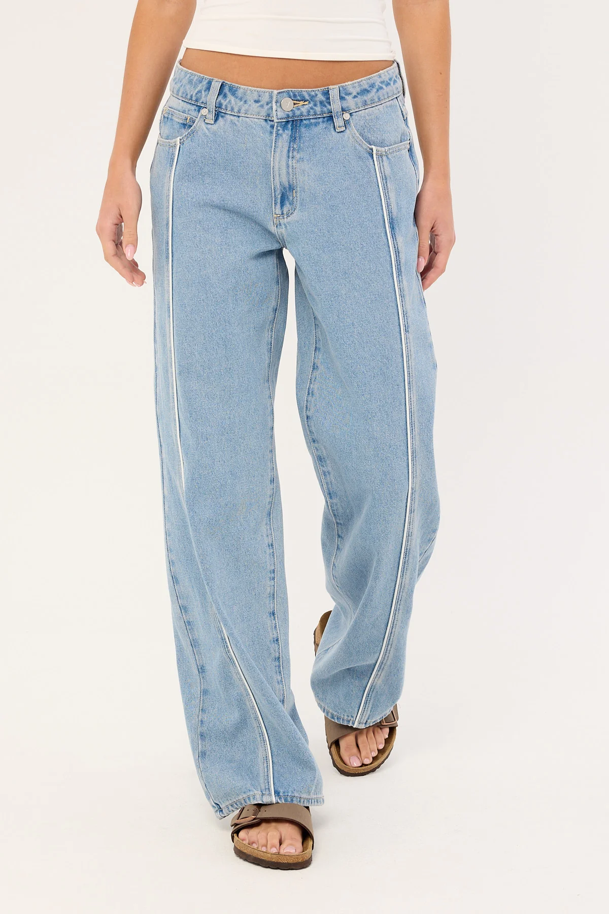 Abrand 99 Low Baggy Piping Jean Paris - Image 3