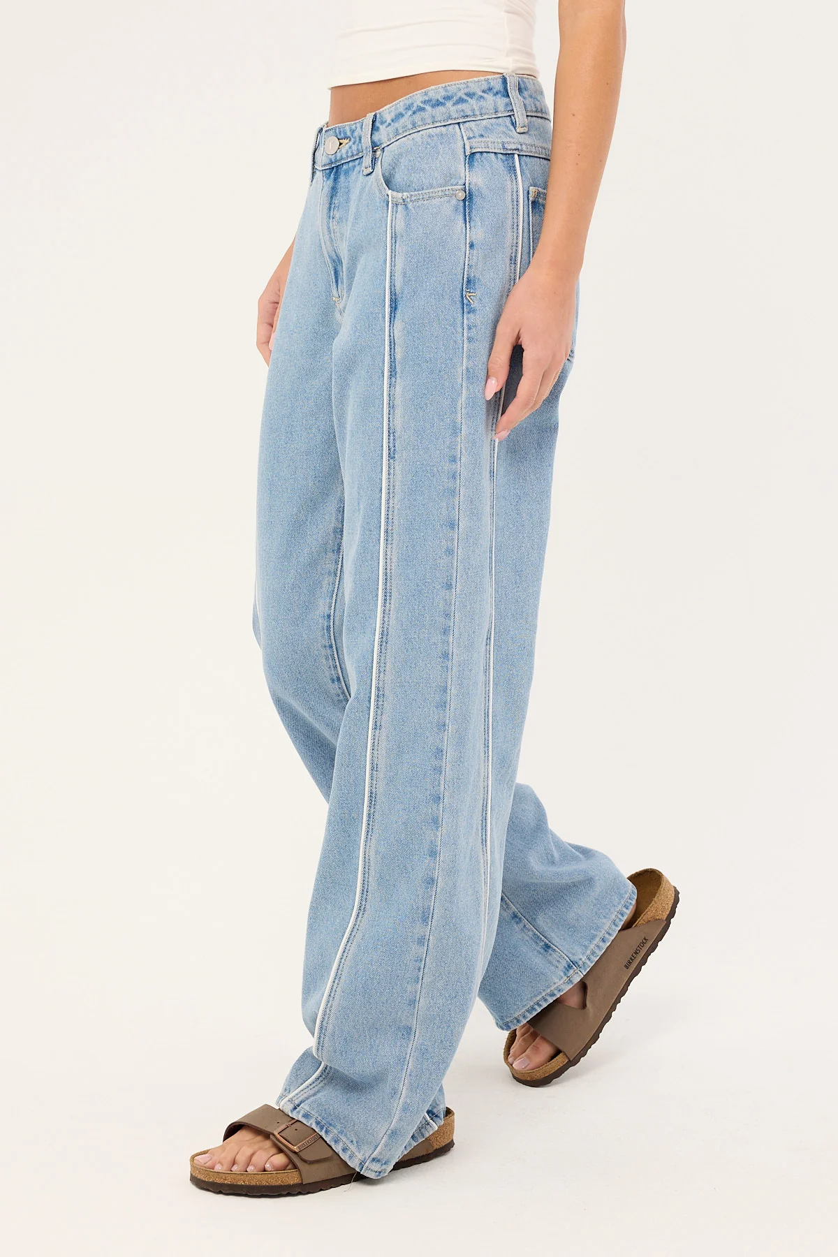 Abrand 99 Low Baggy Piping Jean Paris - Image 4