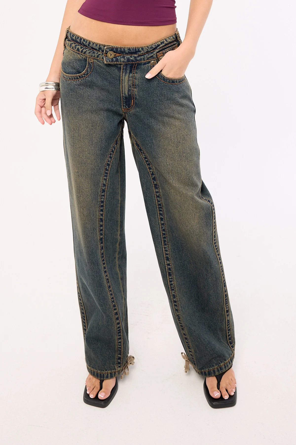 Abrand 99 Low Baggy Utility Jean Hillary - Image 2