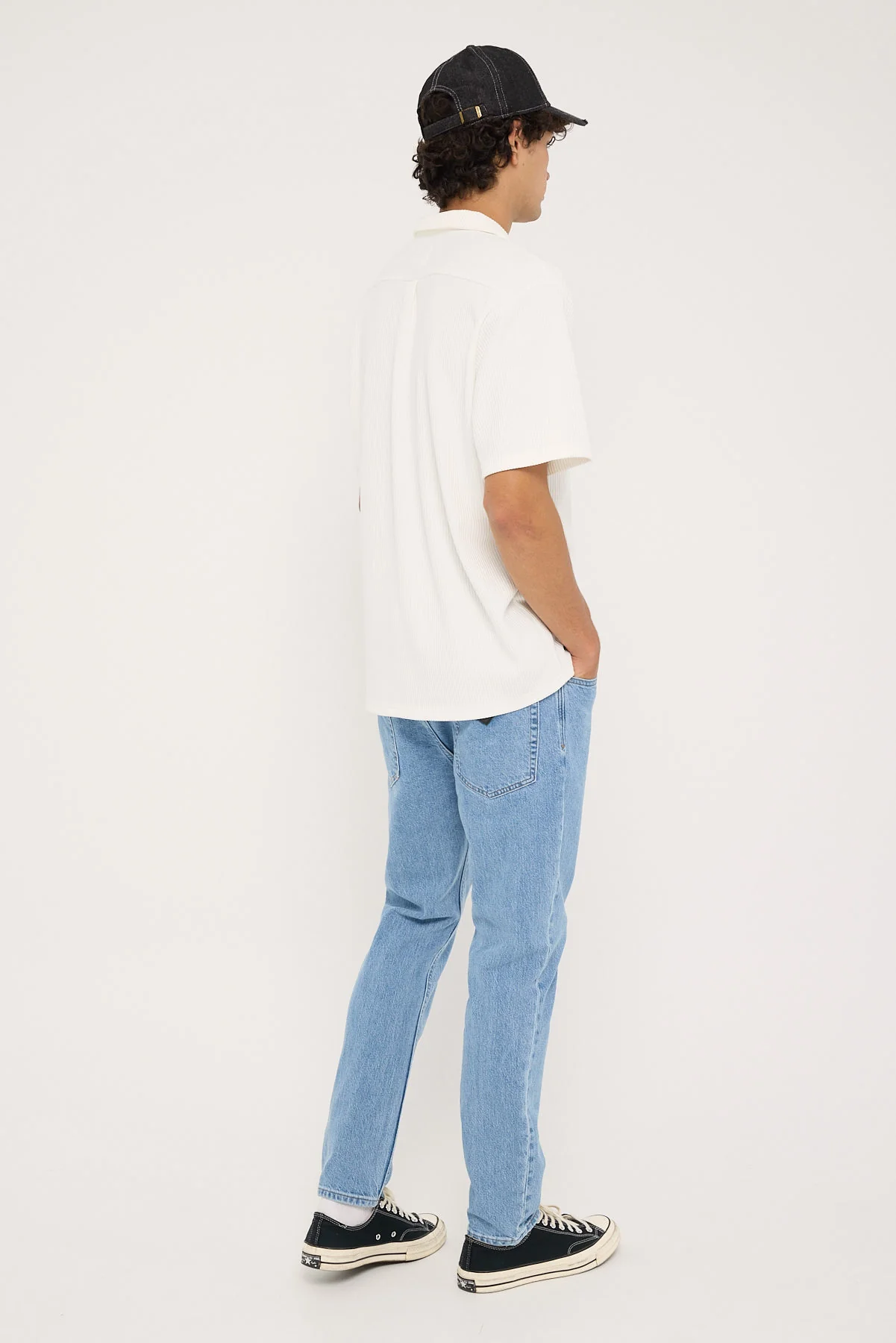 Abrand A2 Slim Jean Simon Bleached Vintage Indigo - Image 5