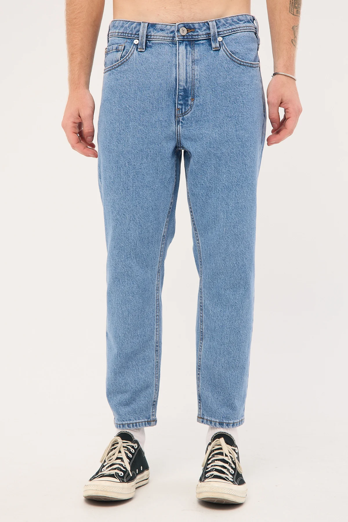 Abrand A3 Crop Simon Bleach Vintage Indigo - Image 7