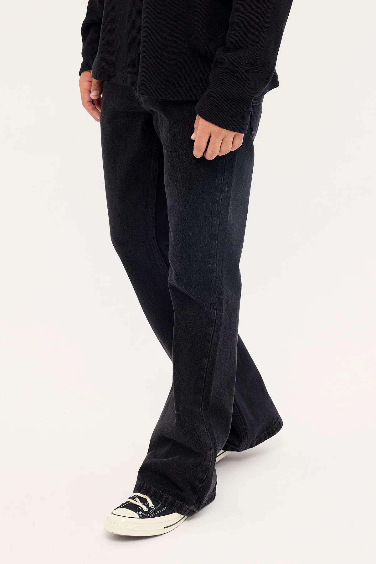 Abrand A4 Flare Skyler Washed Black - Image 3