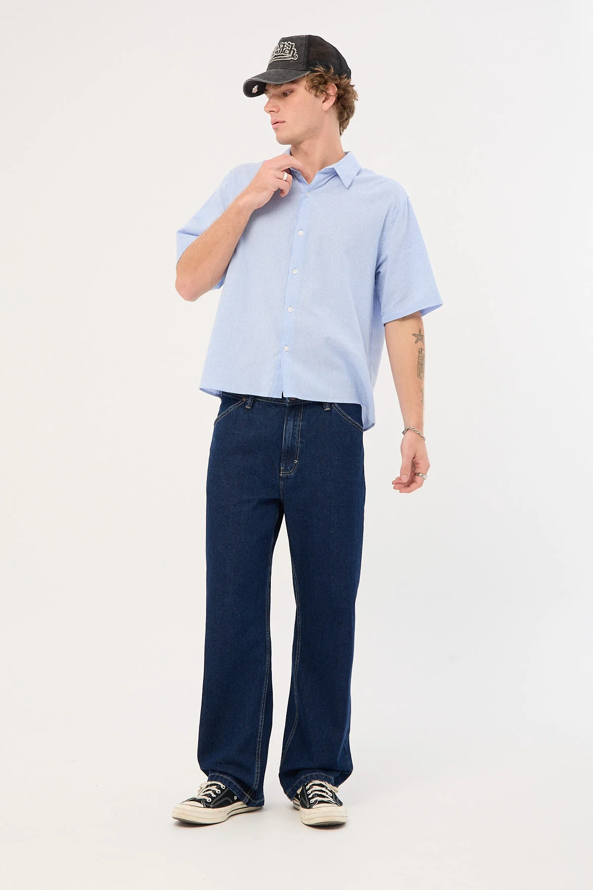 Abrand A5 Baggy Ralph Patch Indigo - Image 3