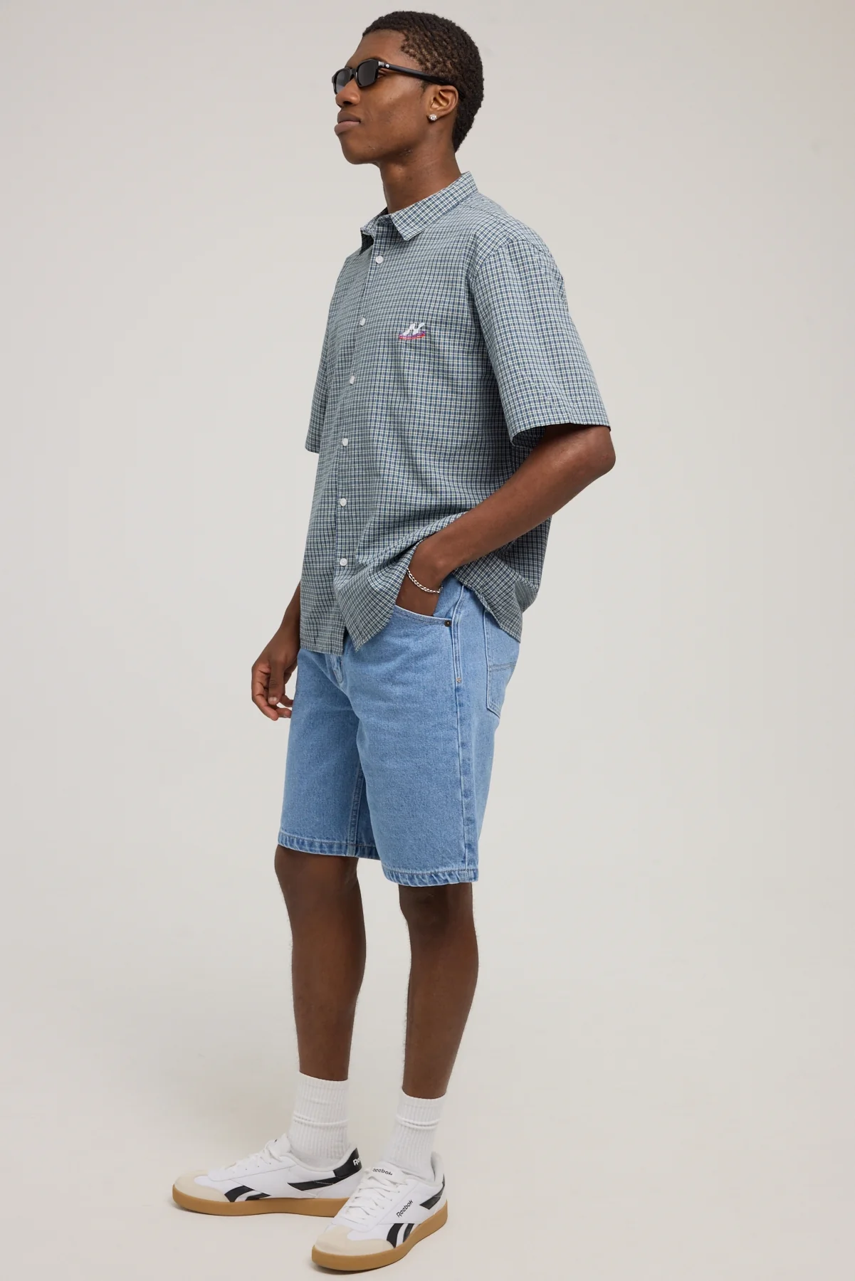 Abrand A5 Baggy Short Larry Mid Blue - Image 2