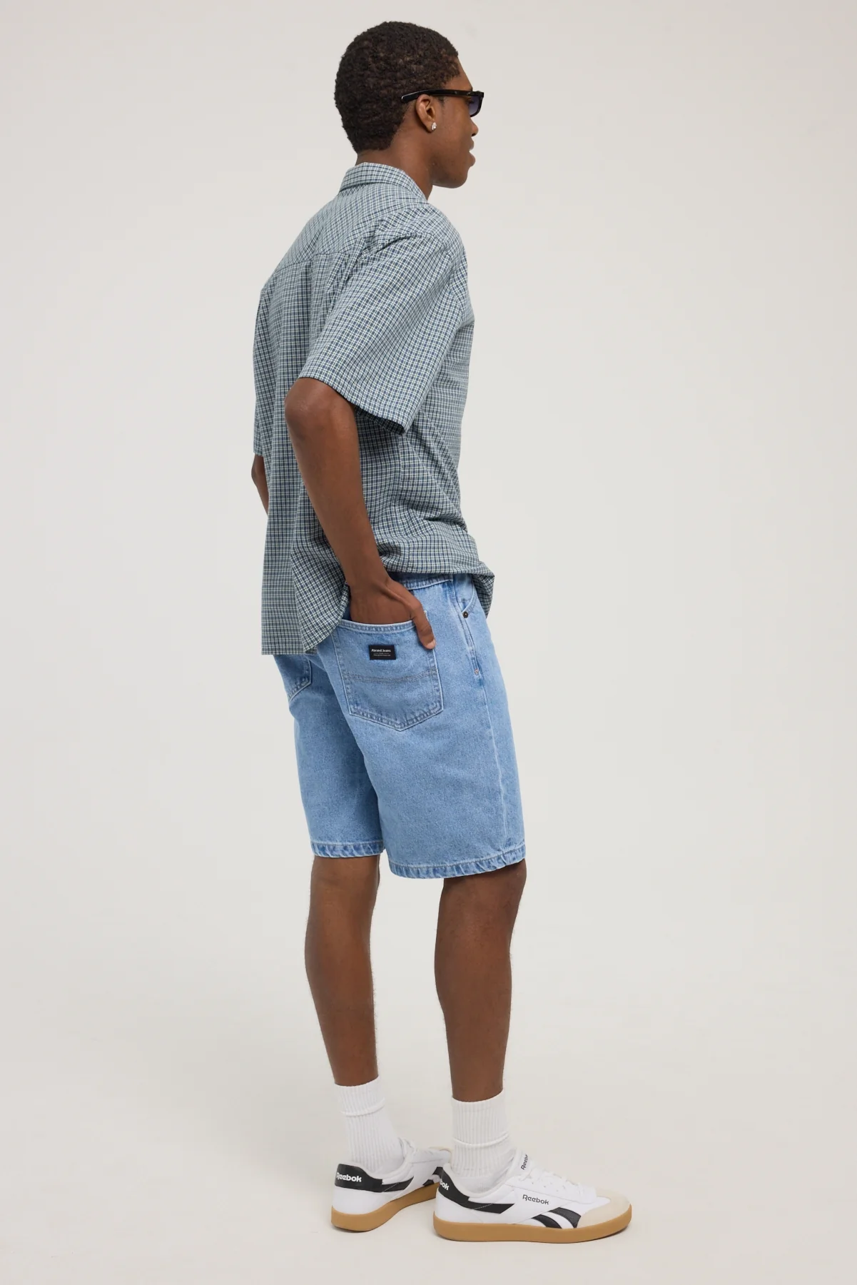 Abrand A5 Baggy Short Larry Mid Blue - Image 3