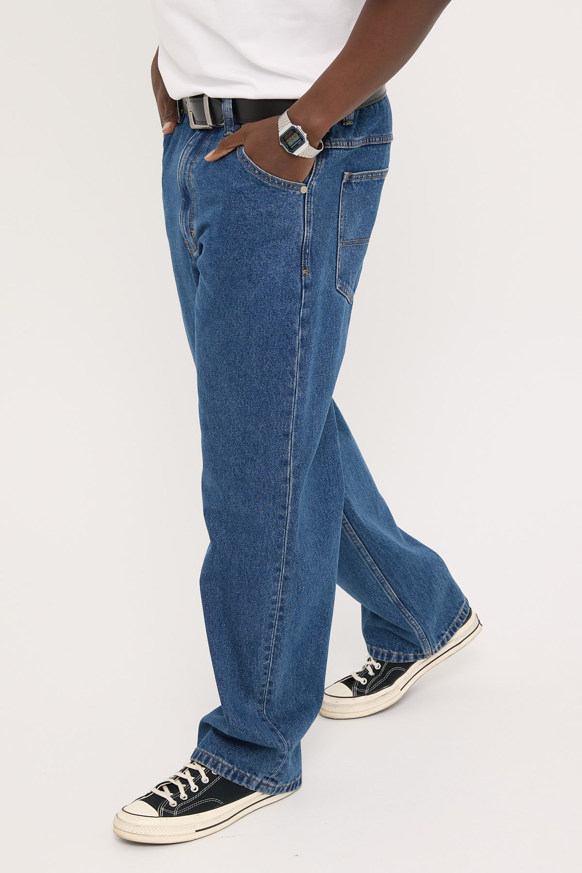 Abrand A5 Greg Baggy Jean Mid Vintage Indigo - Image 4