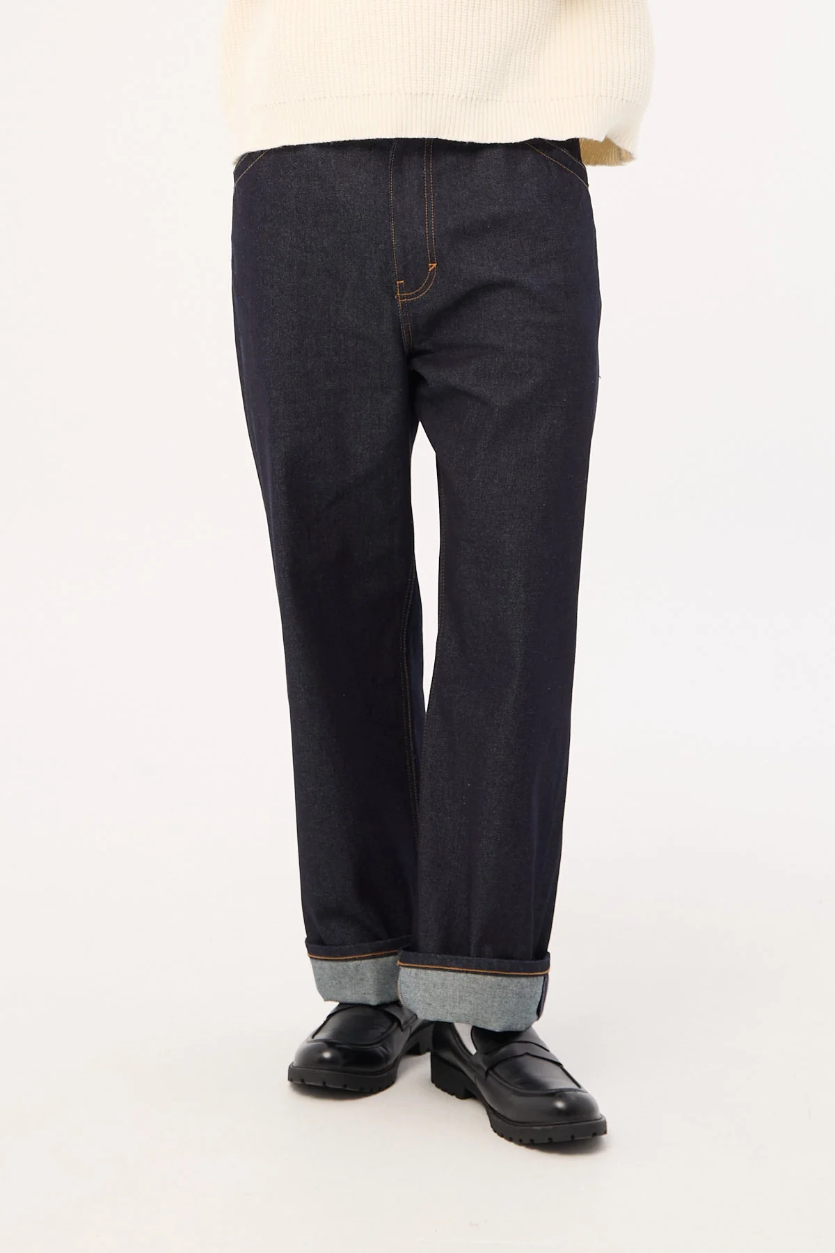 Abrand A6 Big Baggy Scout Raw Indigo - Image 3