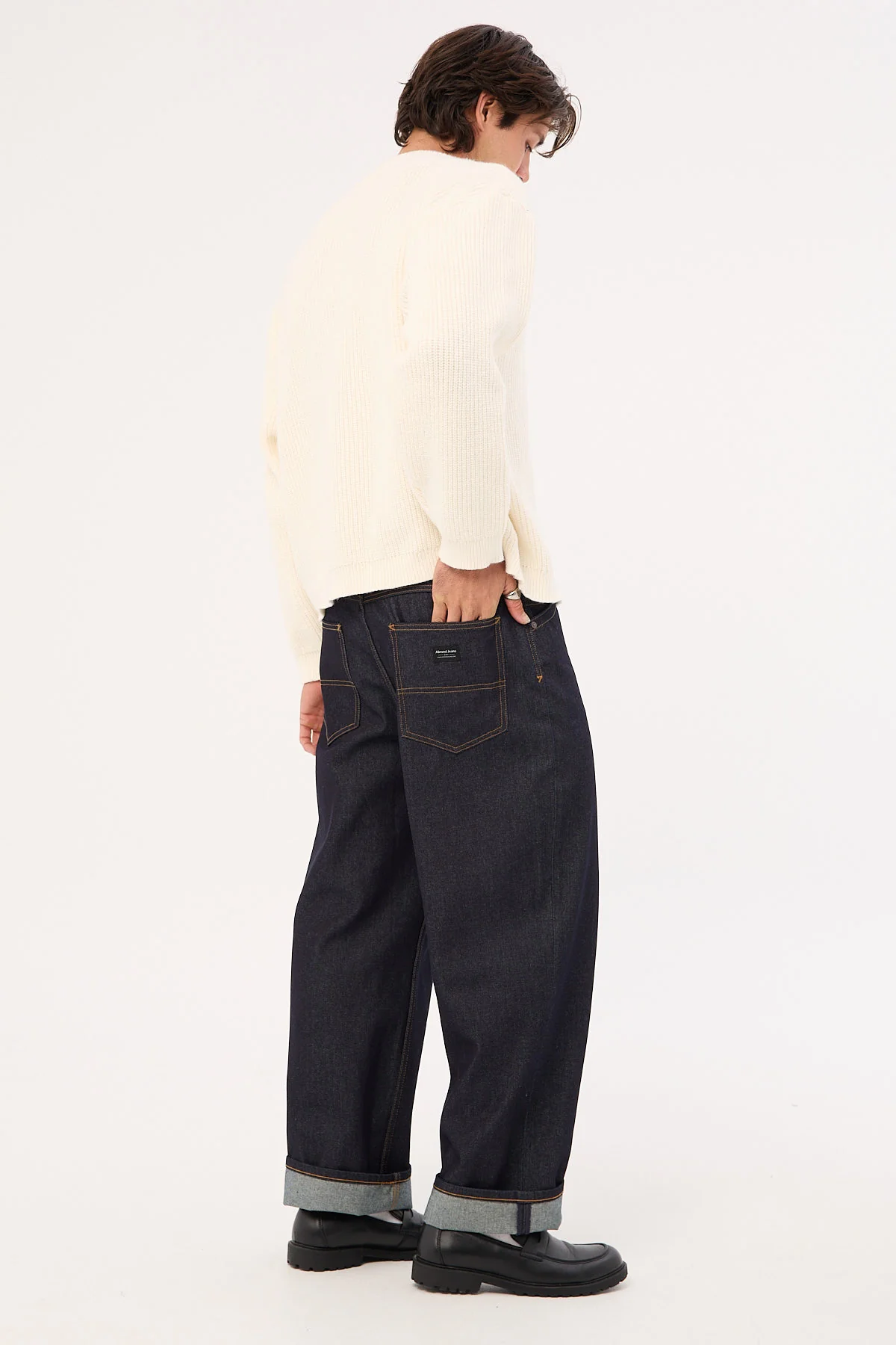Abrand A6 Big Baggy Scout Raw Indigo - Image 6