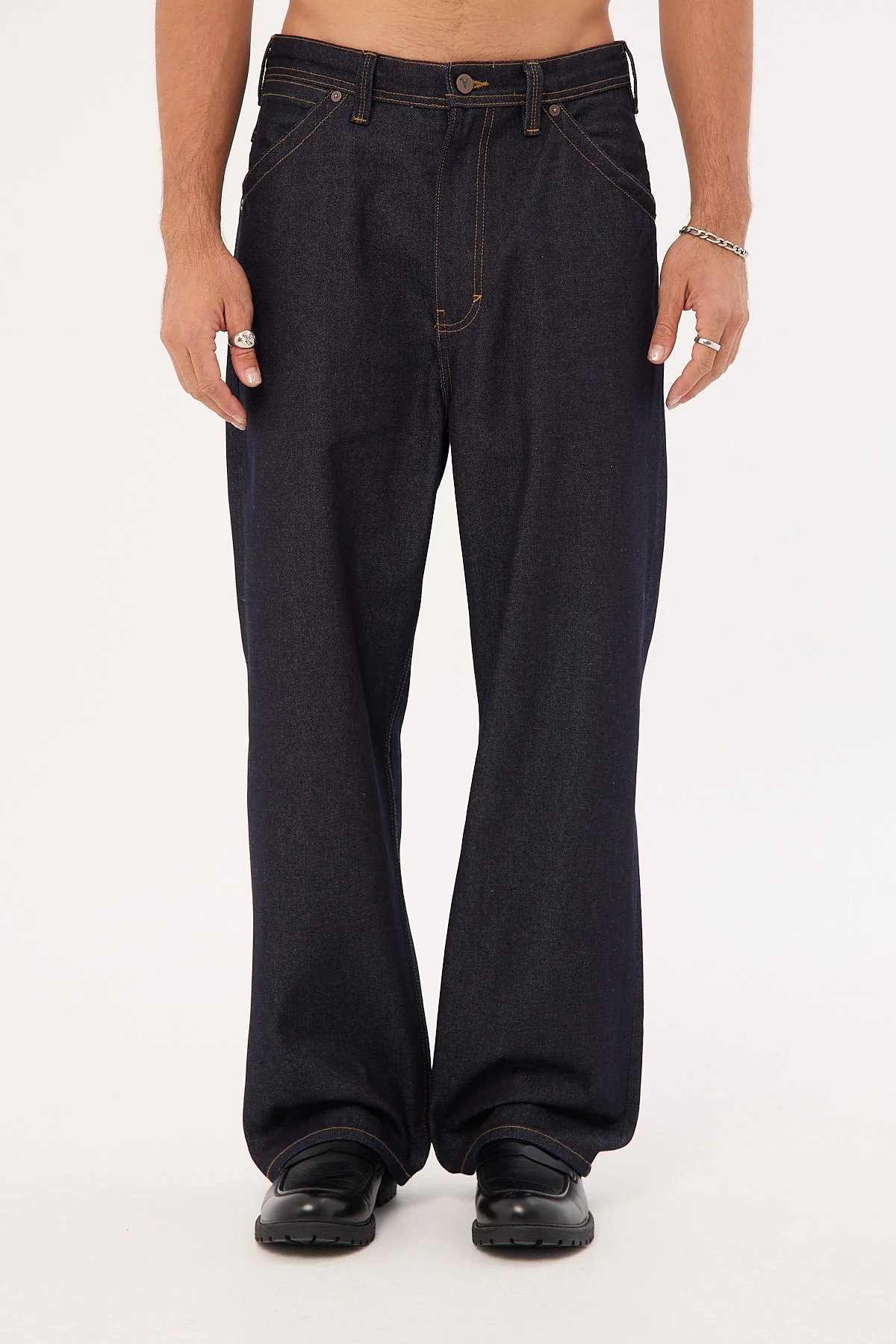Abrand A6 Big Baggy Scout Raw Indigo - Image 8