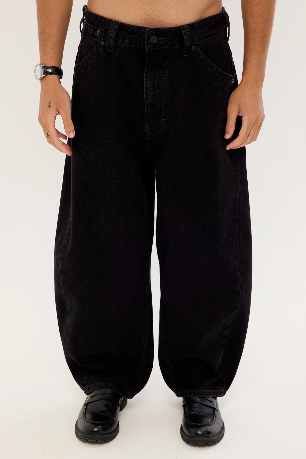 Abrand A6 Big Cocoon Skyler Washed Black - Image 7