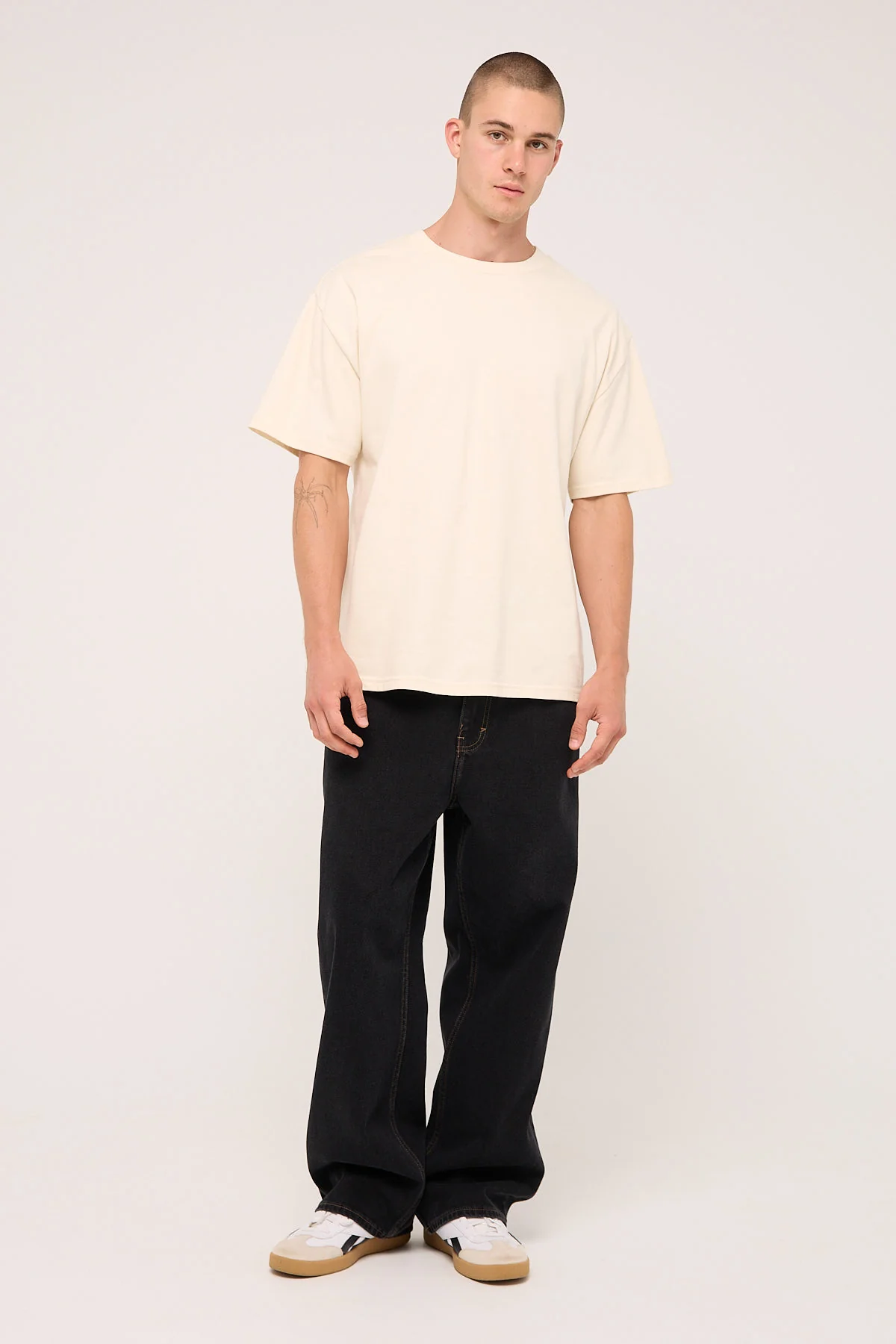 Abrand A6 Blake Big Baggy Jean Washed Black - Image 3