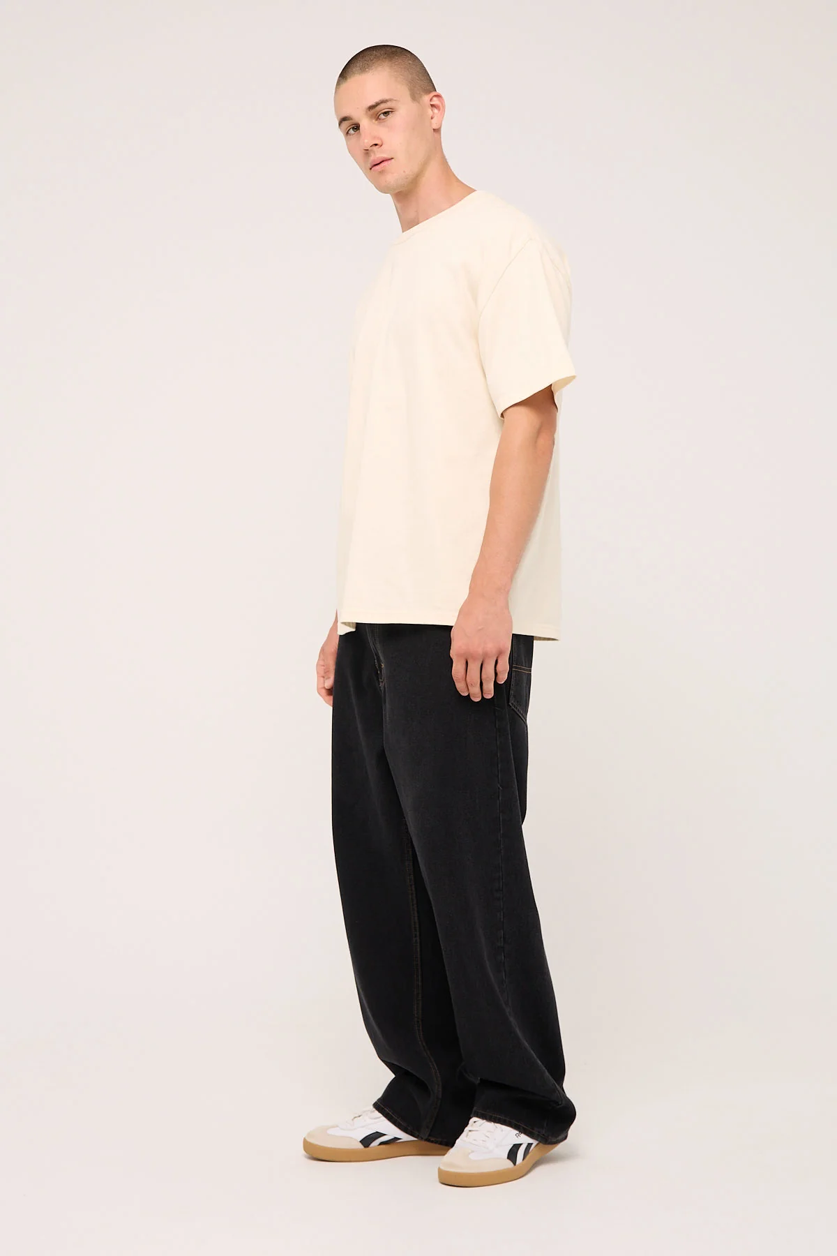 Abrand A6 Blake Big Baggy Jean Washed Black - Image 5
