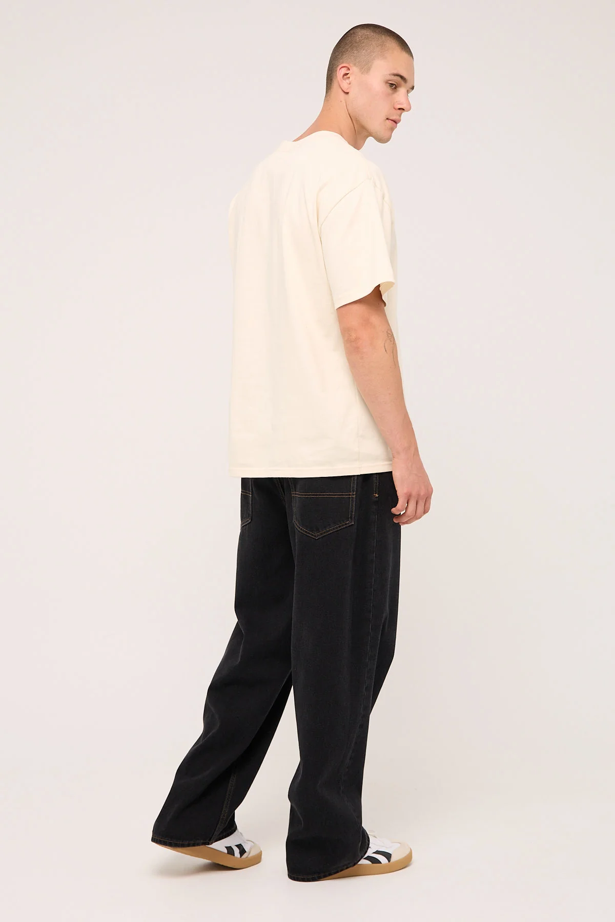 Abrand A6 Blake Big Baggy Jean Washed Black - Image 7
