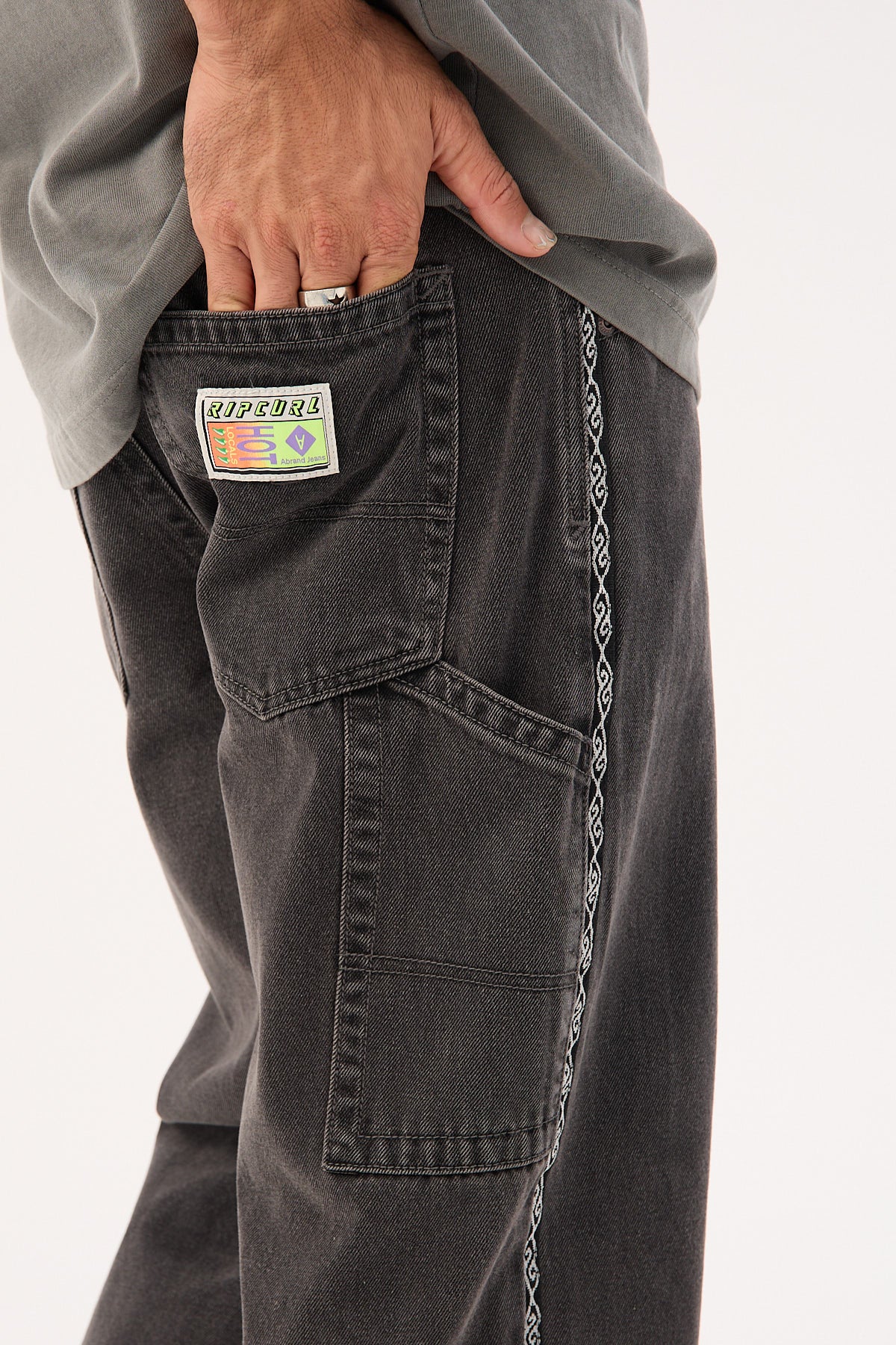 Abrand RC A5 Baggy Bazza Tape Washed Black - Image 7
