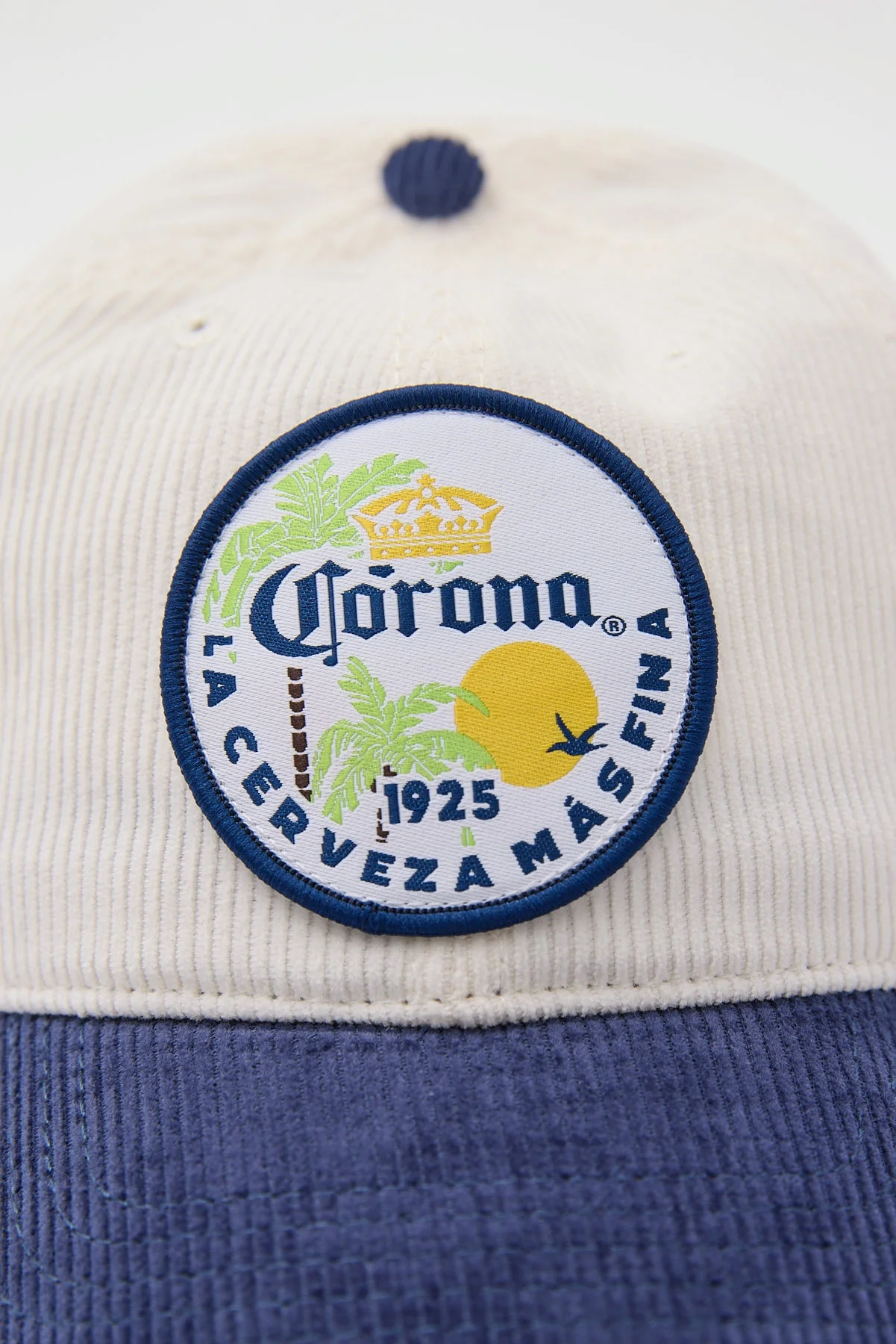 American Needle Corona Patch Cord Ball Park White/Navy - Image 5