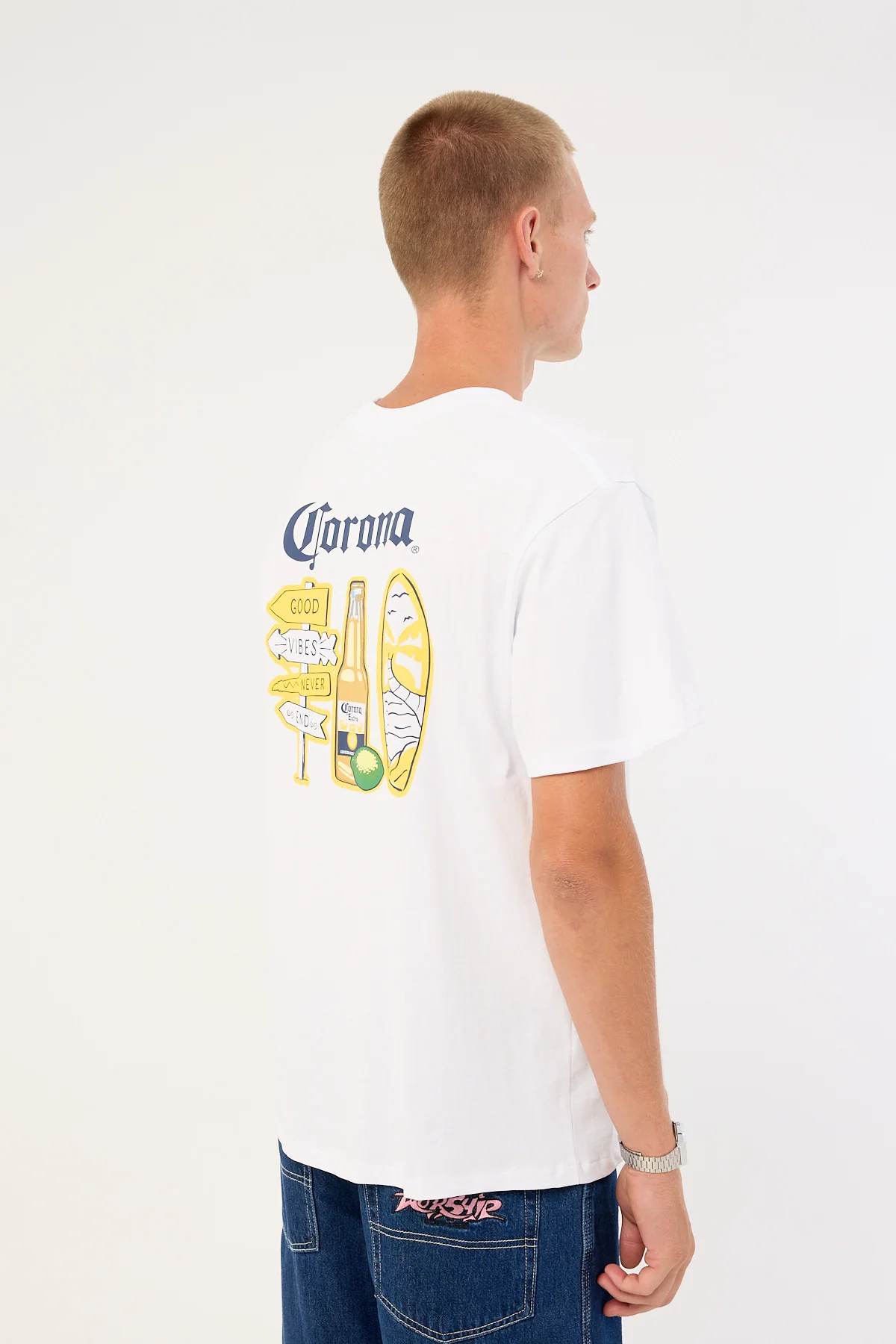 American Needle Corona Vibes Tee White - Image 6