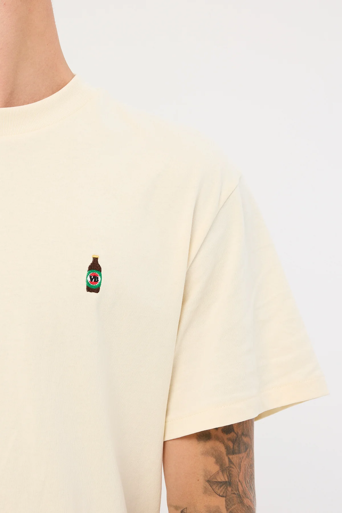 American Needle VB Micro Embroidery Tee Off White - Image 4