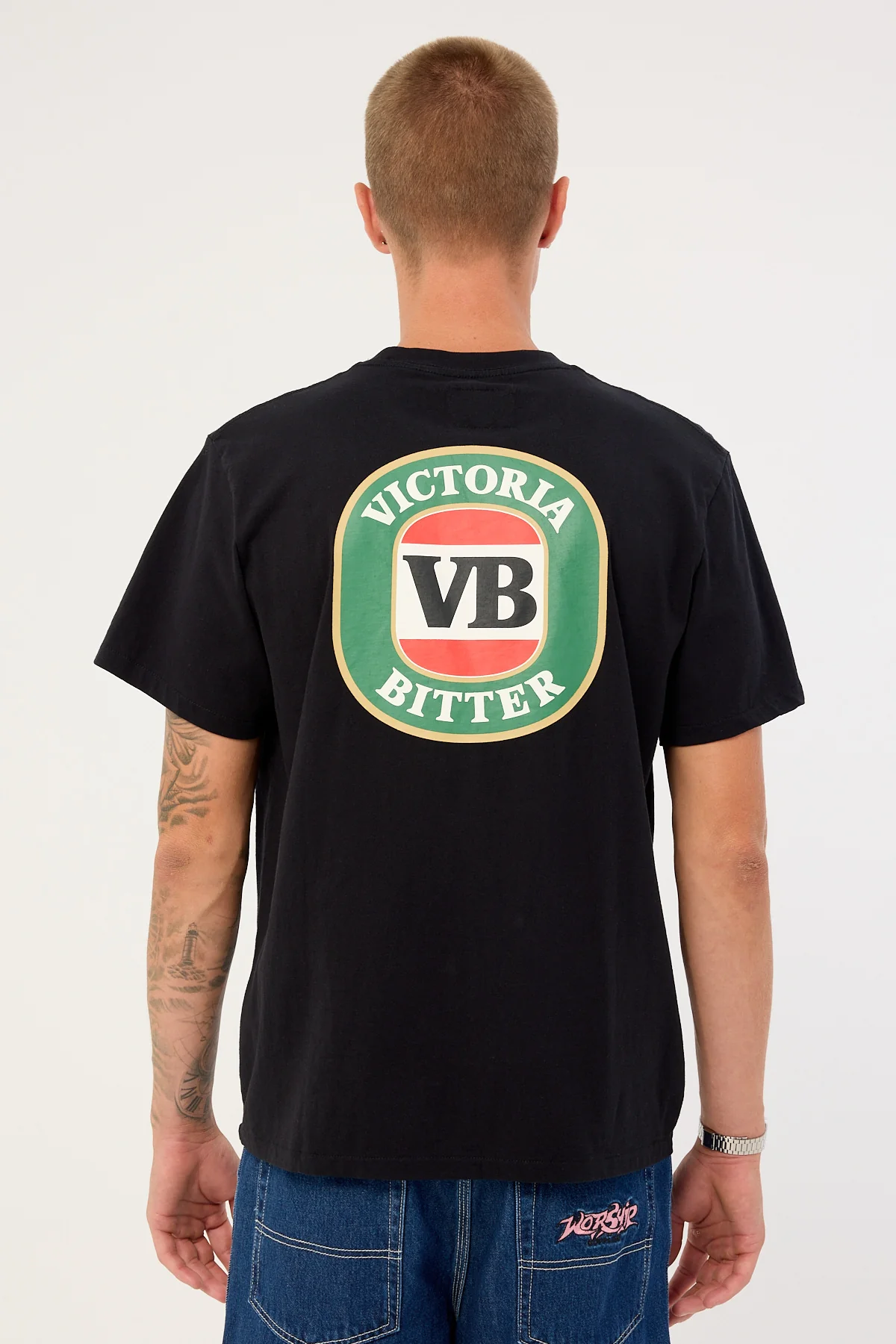 American Needle VB Retro Logo Tee Washed Black - Image 6