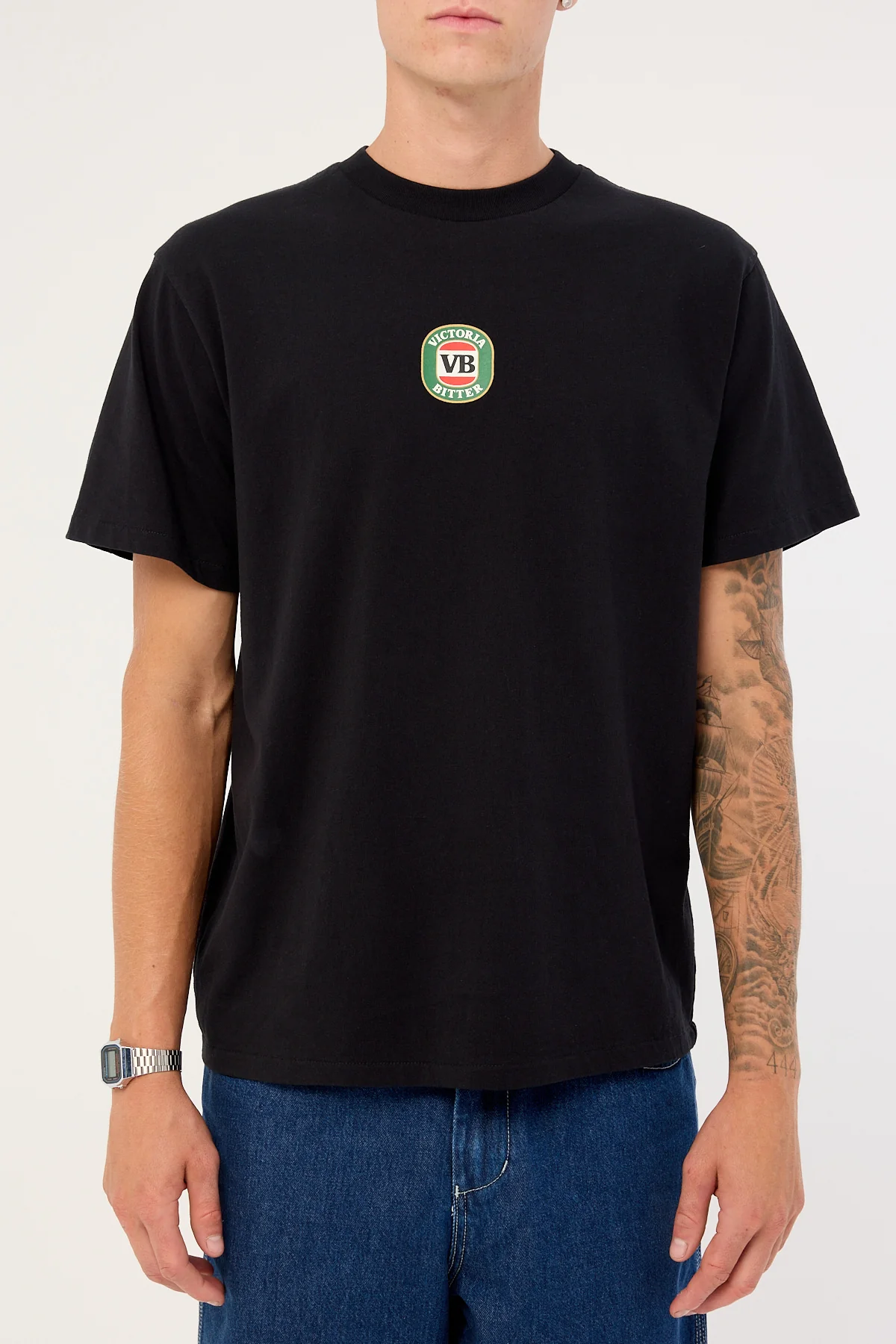 American Needle VB Retro Logo Tee Washed Black - Image 7