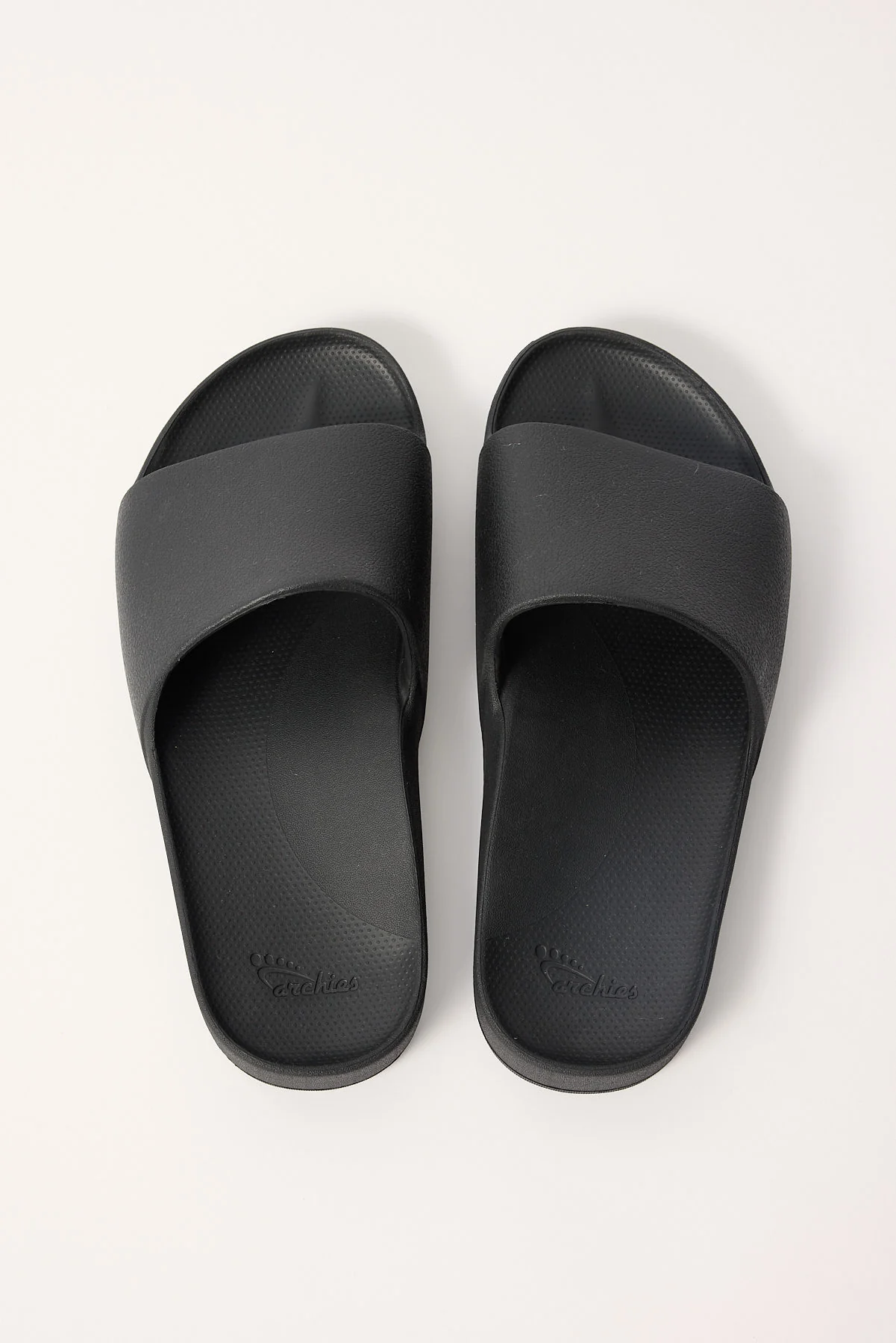 Archies Footwear Arch Support Slides Black - Image 2