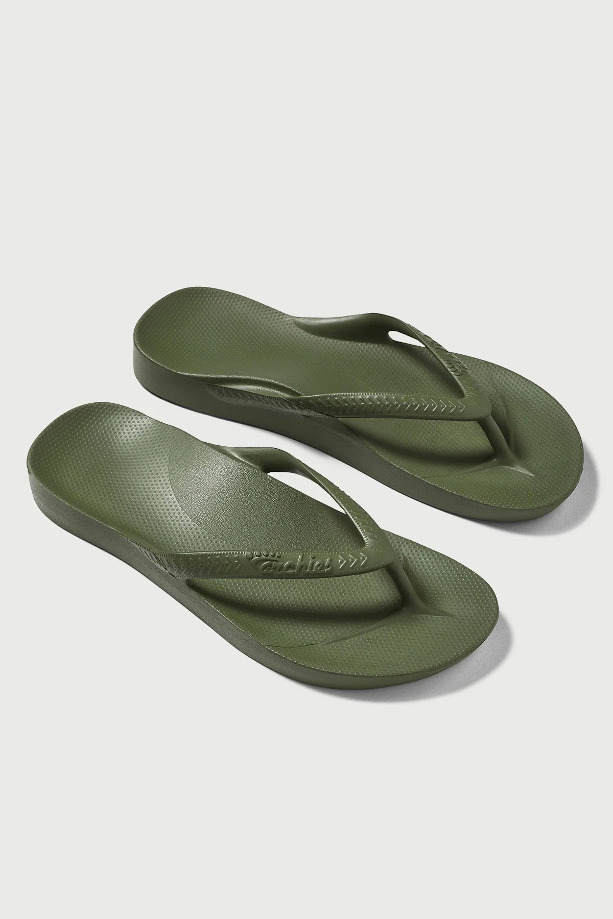 Archies Footwear Arch Support Thong Khaki - Image 6