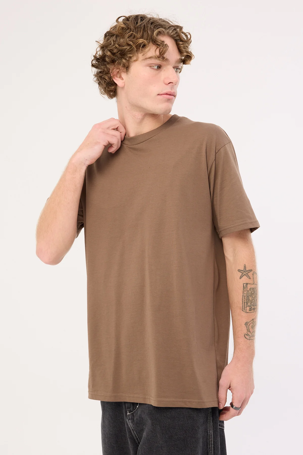 As Colour Classic Organic Tee Walnut - Image 4