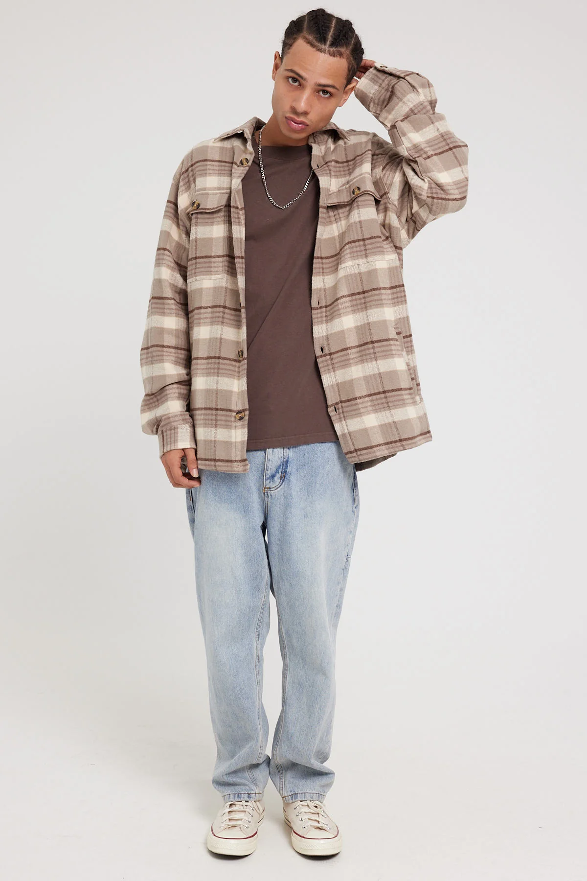 As Colour Faded Heavyweight Tee Faded Brown - Image 2