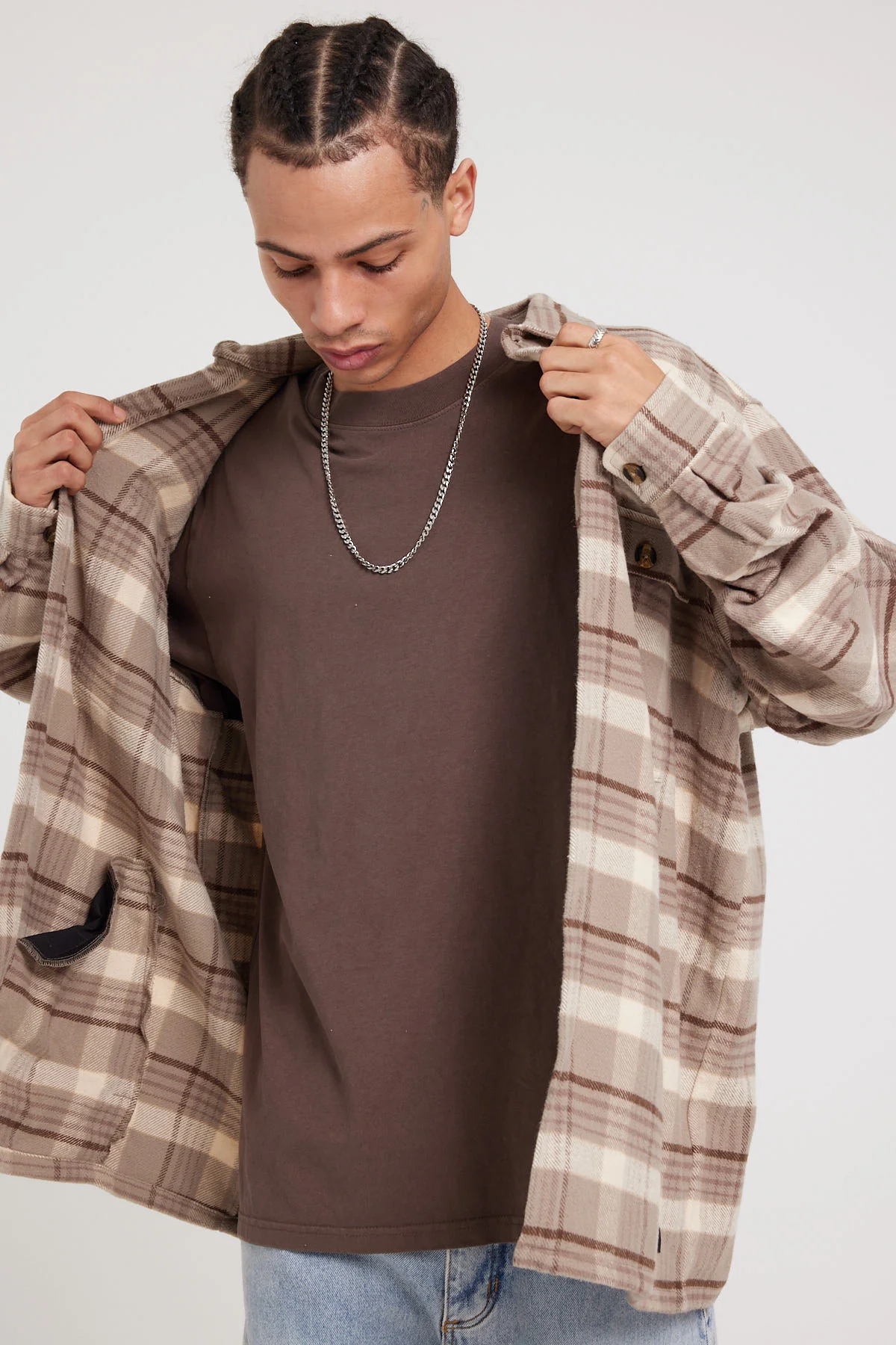 As Colour Faded Heavyweight Tee Faded Brown - Image 3