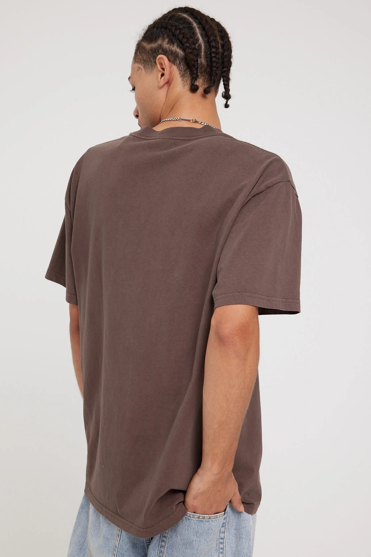 As Colour Faded Heavyweight Tee Faded Brown - Image 6