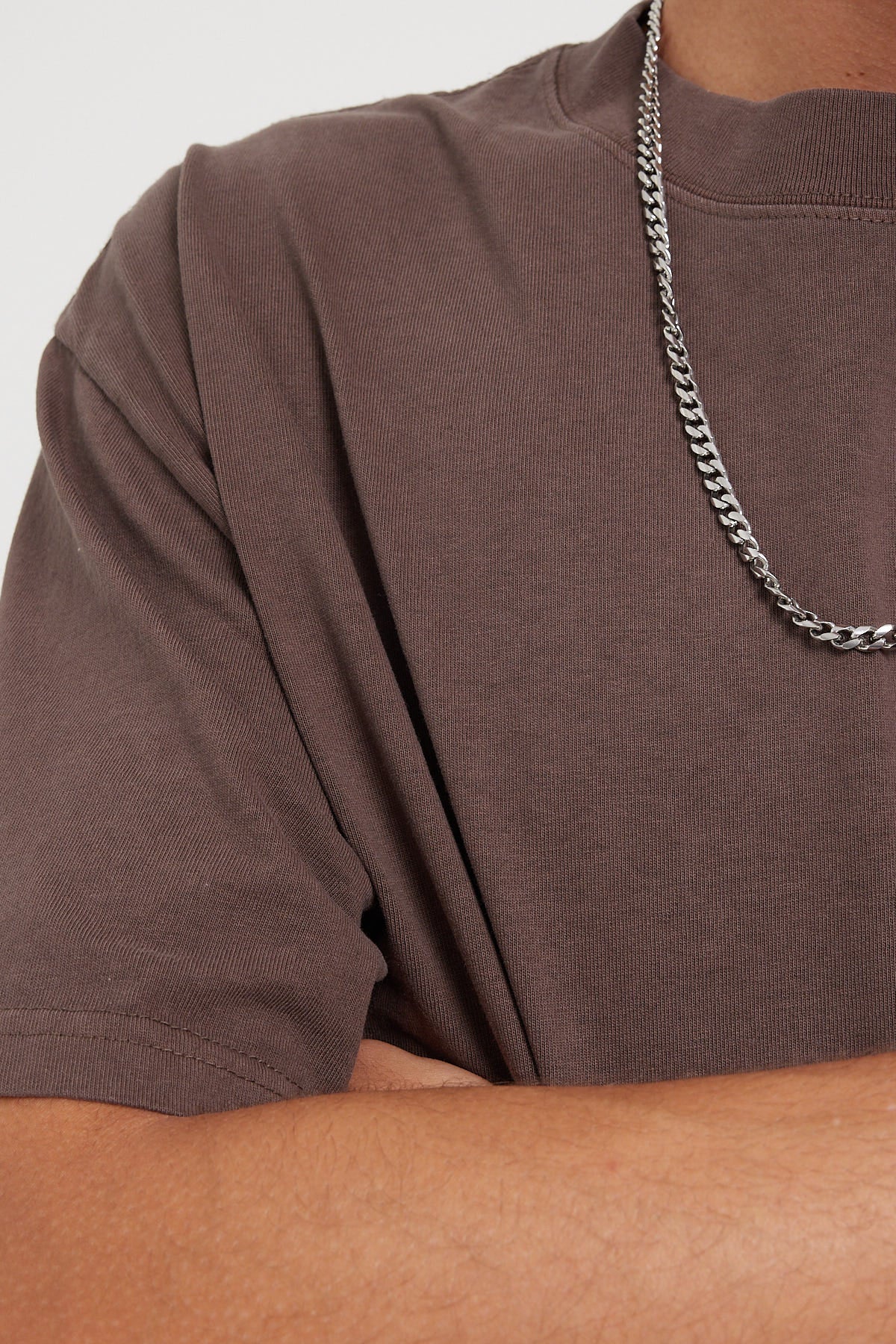 As Colour Faded Heavyweight Tee Faded Brown - Image 7