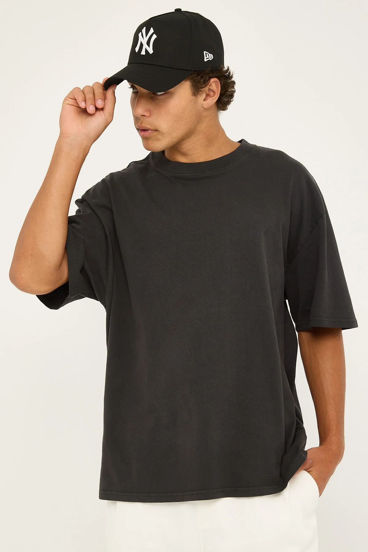 As Colour Heavy Faded Minus Tee Faded Black - Image 3