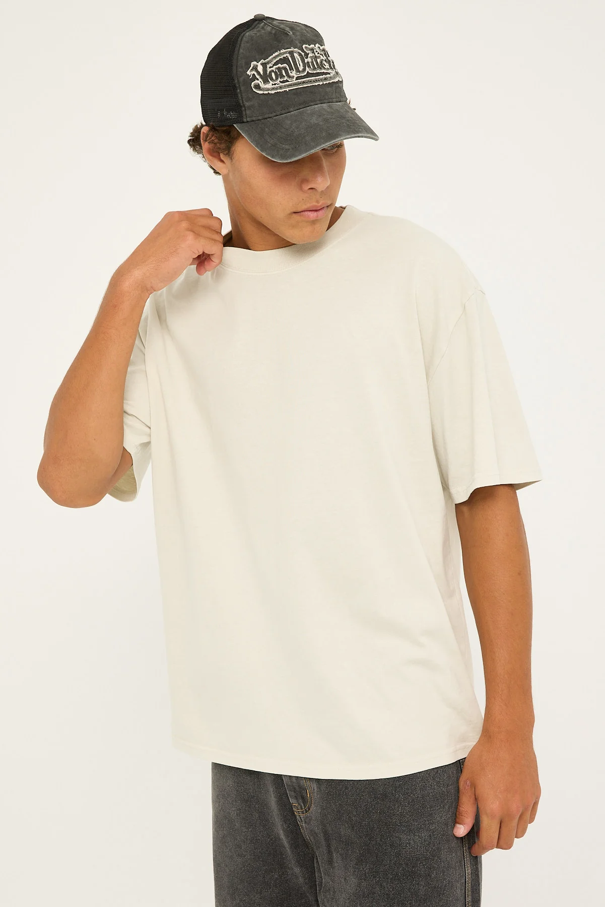 As Colour Heavy Faded Minus Tee Faded Bone - Image 4