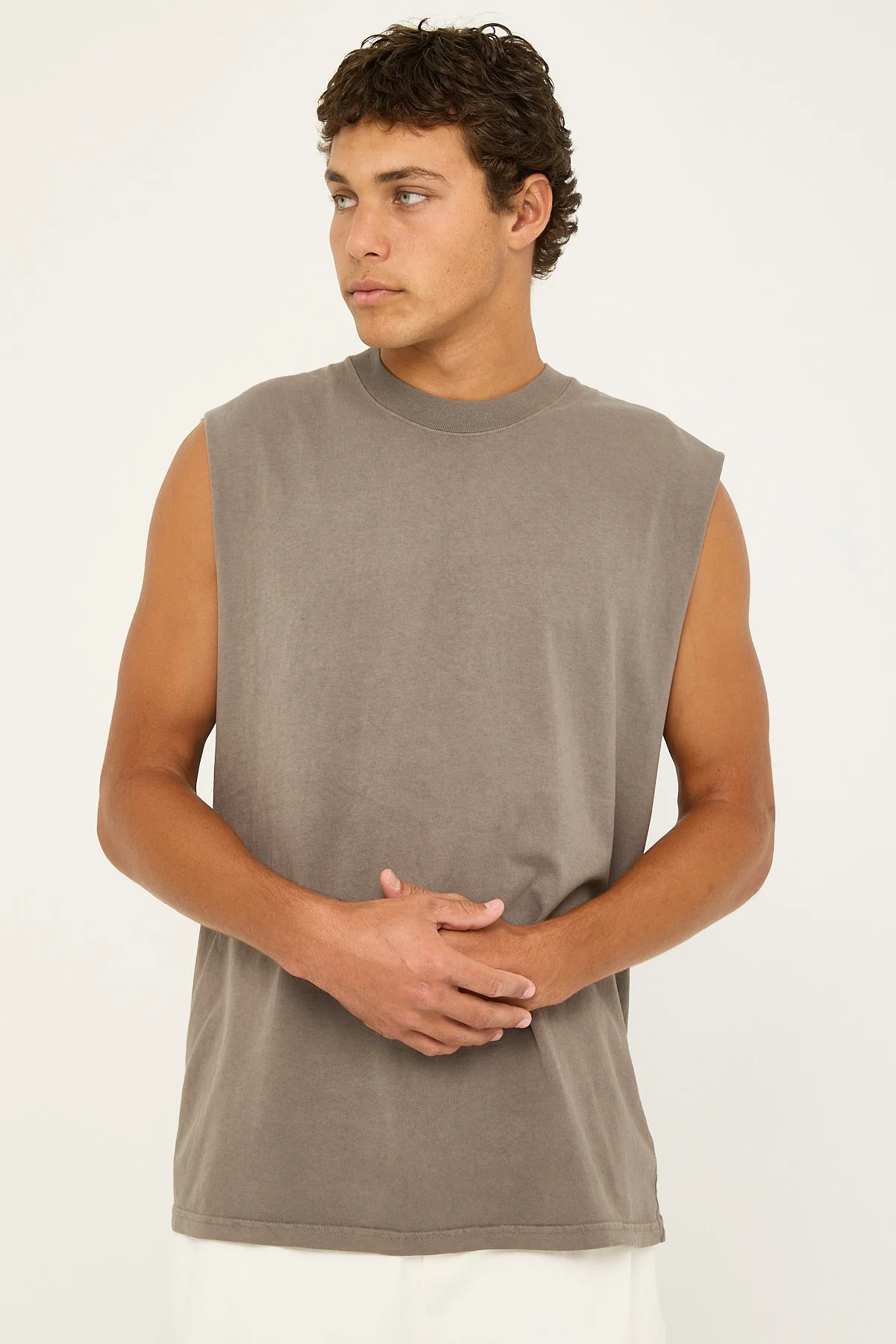 As Colour Heavy Faded Tank Faded Grey - Image 3