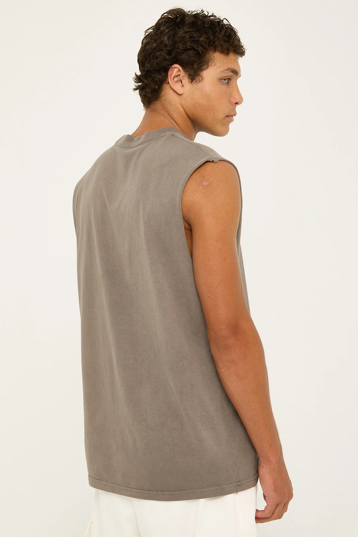 As Colour Heavy Faded Tank Faded Grey - Image 6