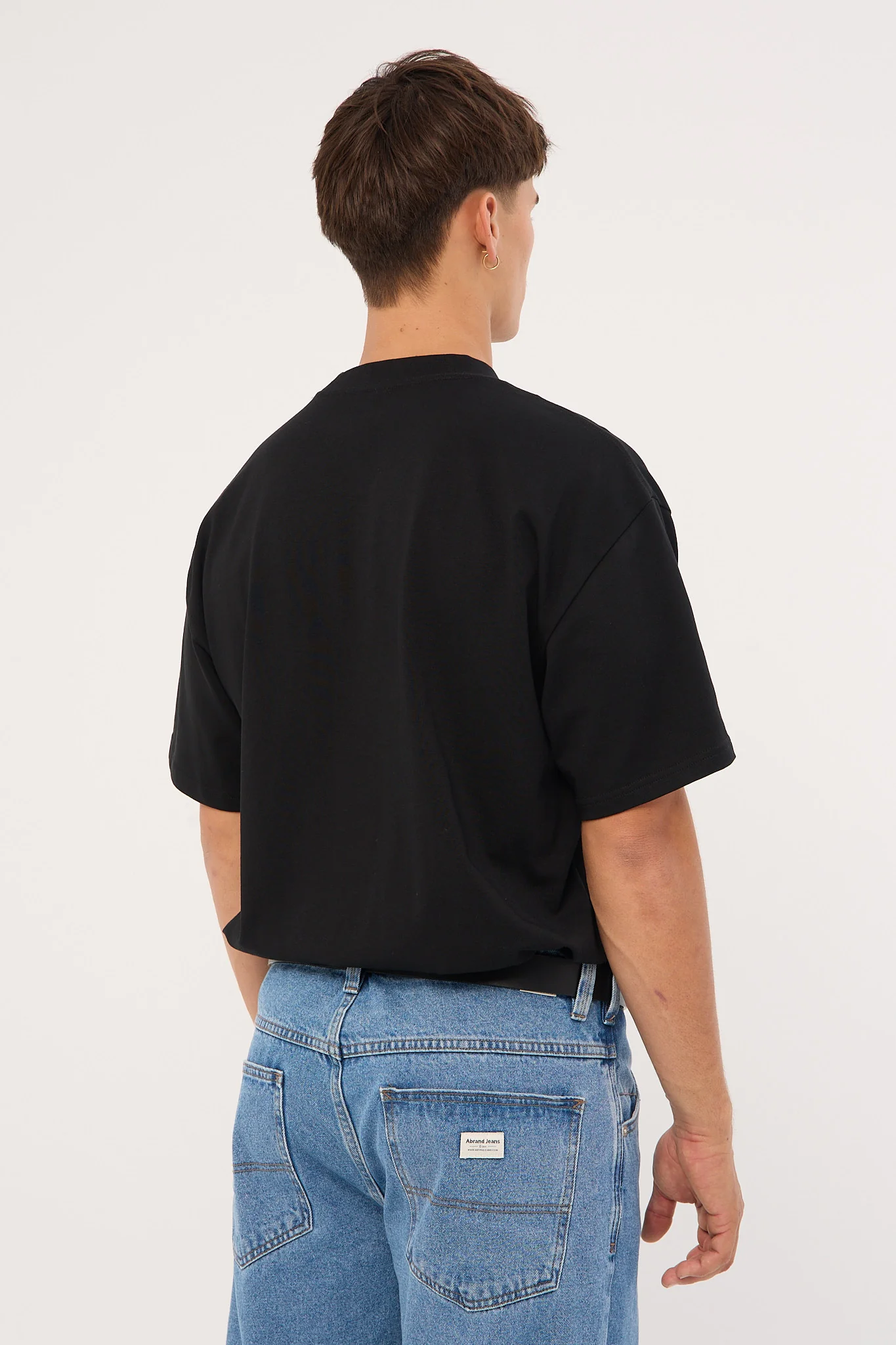 As Colour Heavy Weight Organic Tee Black - Image 5
