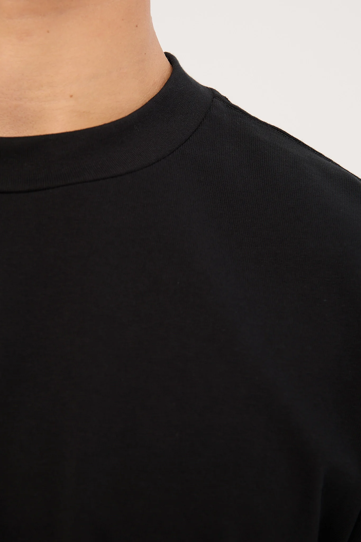 As Colour Heavy Weight Organic Tee Black - Image 6